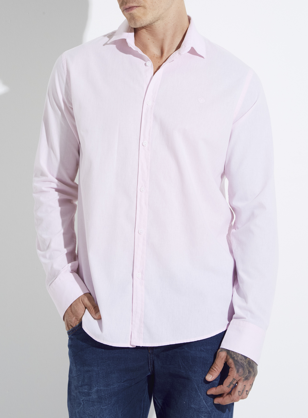 CAMISA SLIM FIT 5 ROSA ROSALIE