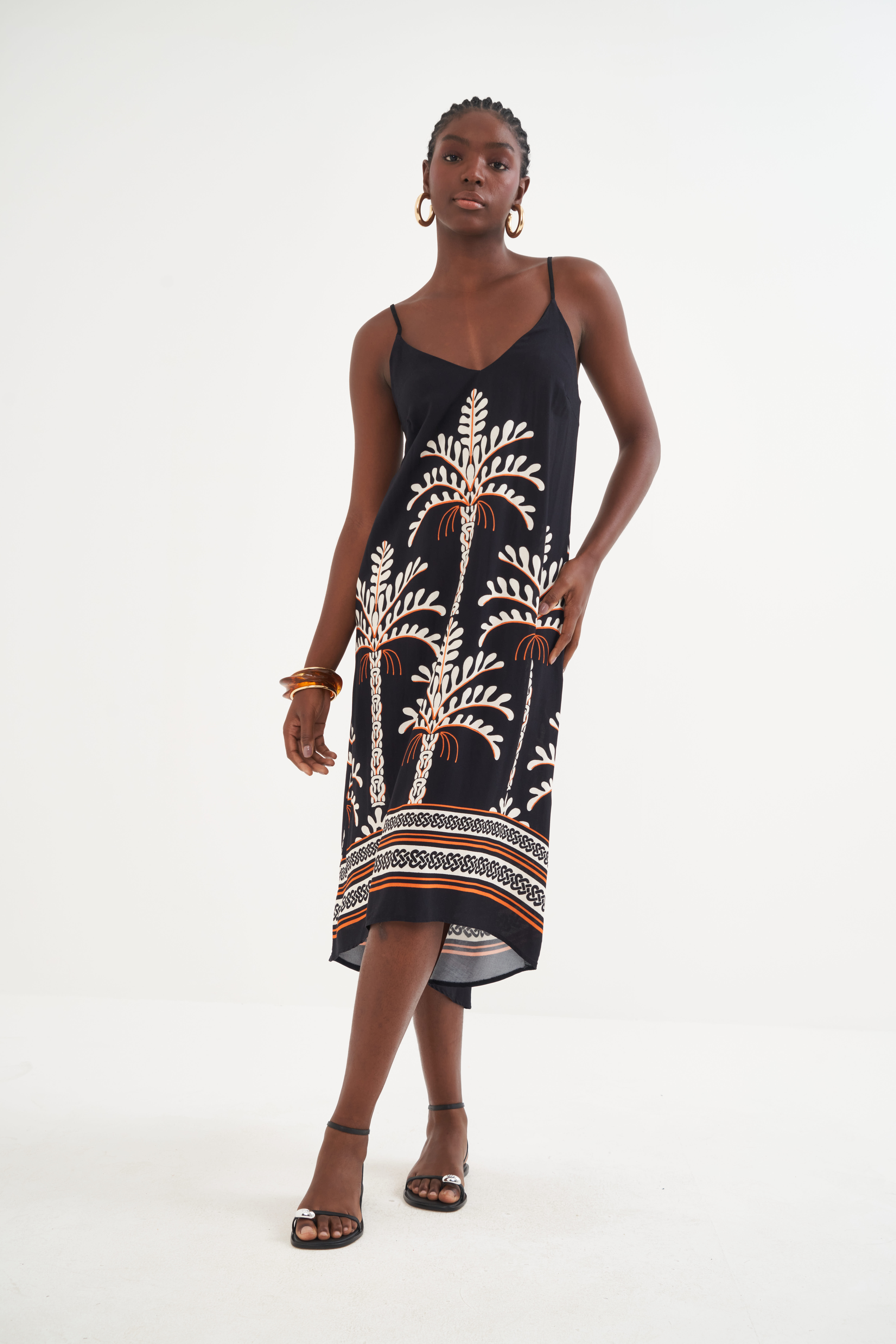 VESTIDO ESTAMPADO PP TROPIC.DARK II