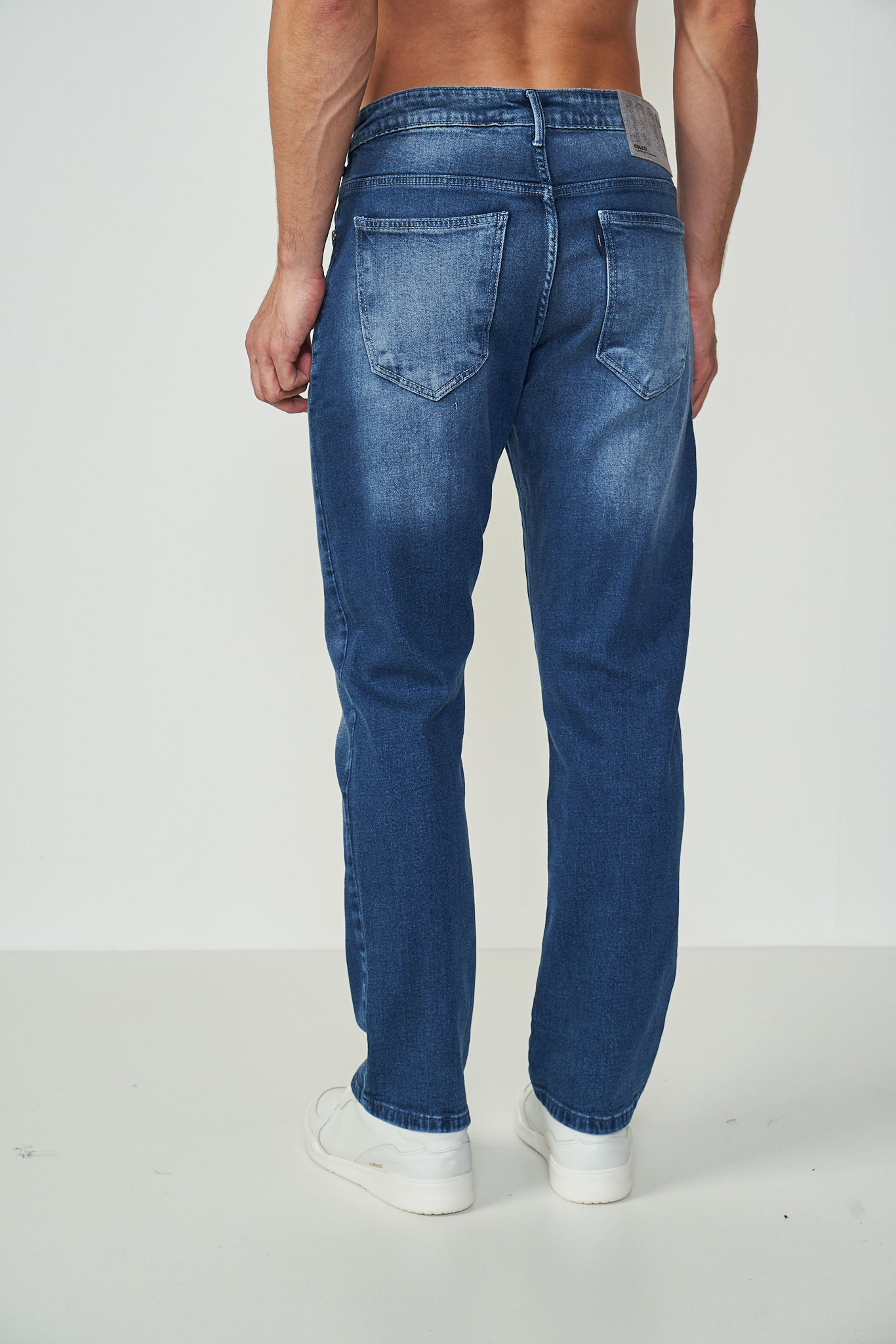 CALÇA JEANS RETA 46 INDIGO