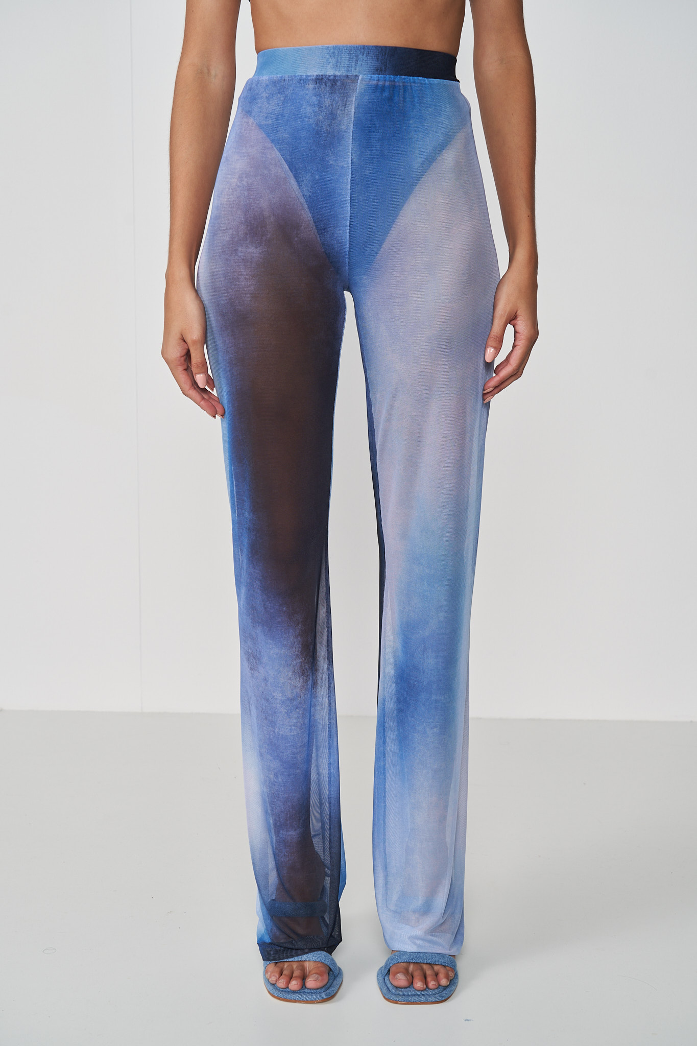CALÇA TULE ESTAMPADO G ENTRETOM