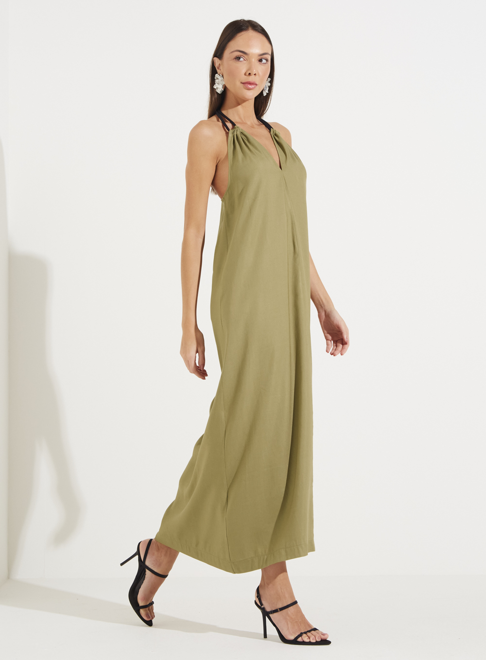 VESTIDO LINHO M BEGE MISK