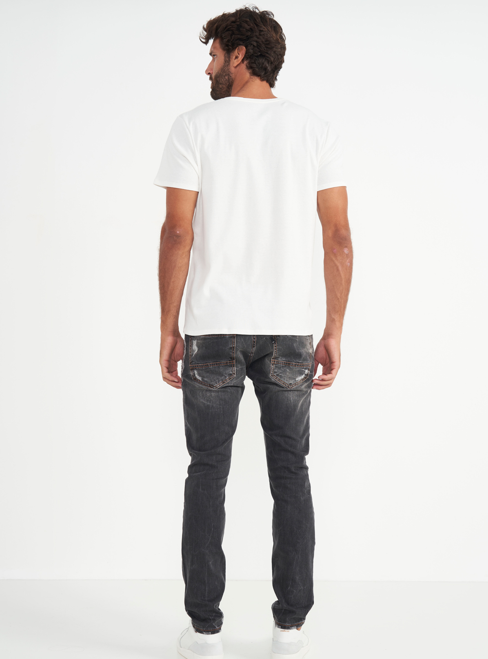 CALÇA JEANS FELIPE SKINNY 36 IND.PRETO