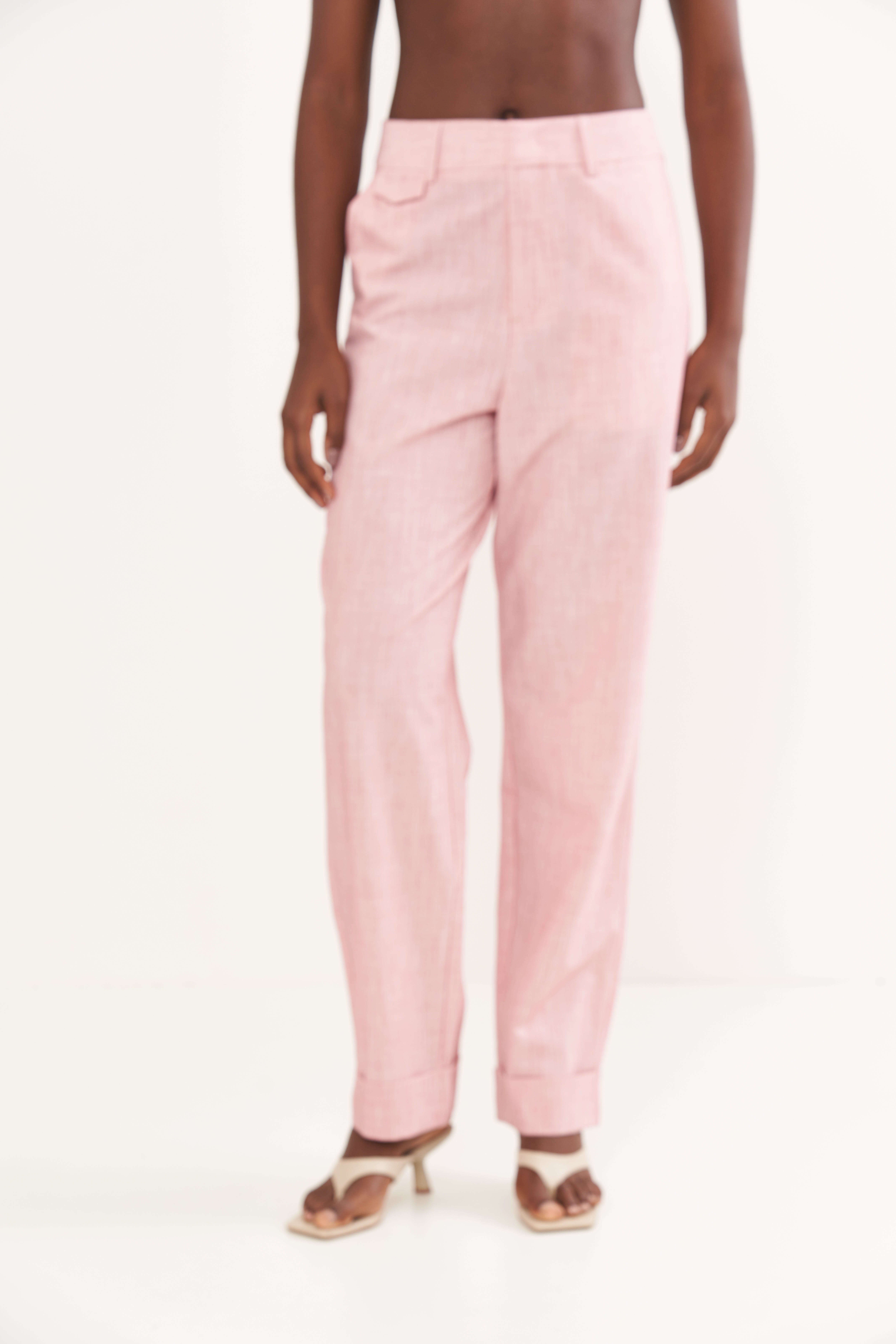 CALCA COLCCI 34 ROSA/OFF