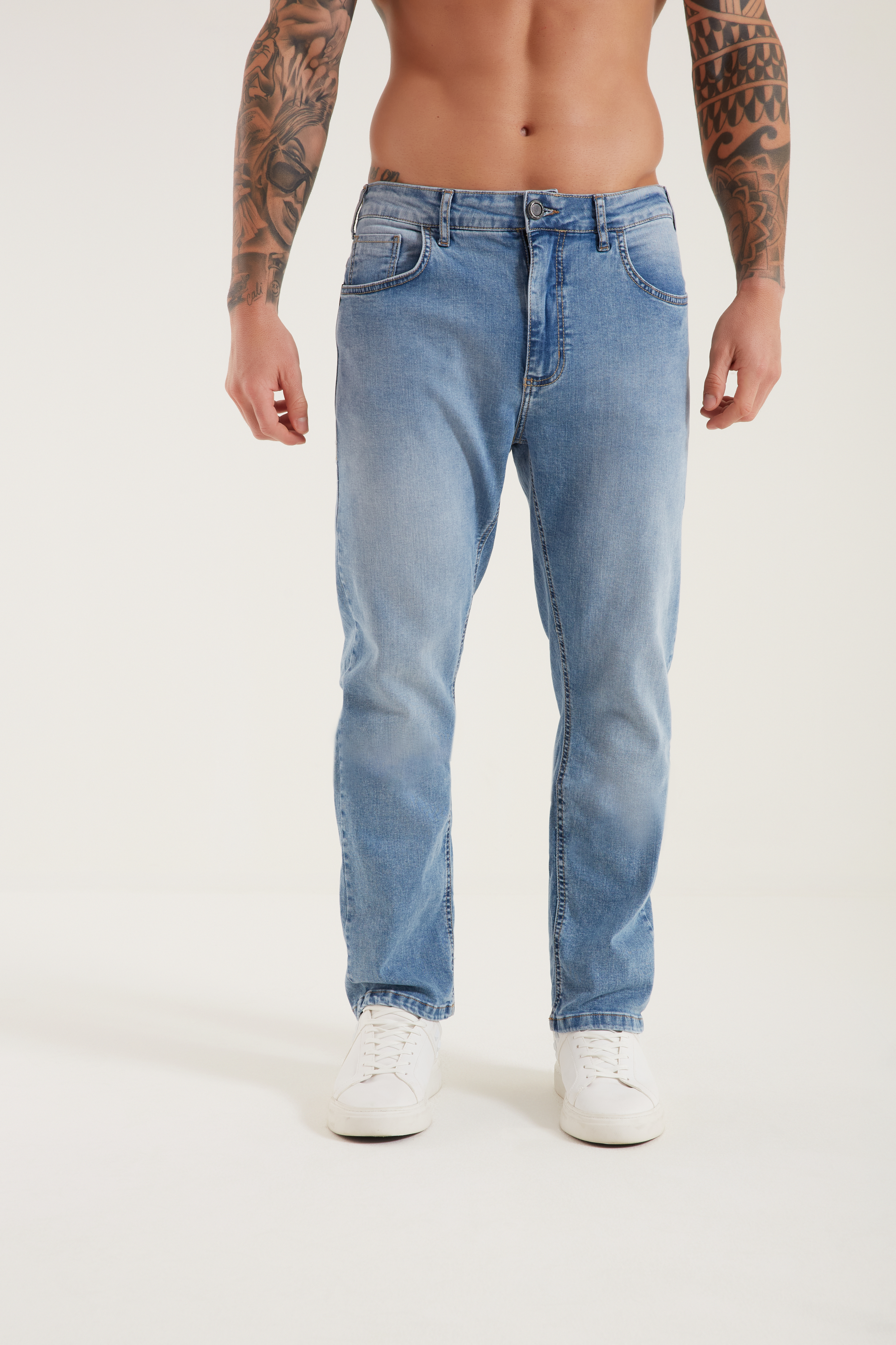 CALÇA JEANS LEO 46 INDIGO