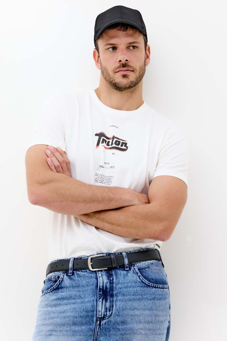 CAMISETA TRITON GG CINZA XISTO