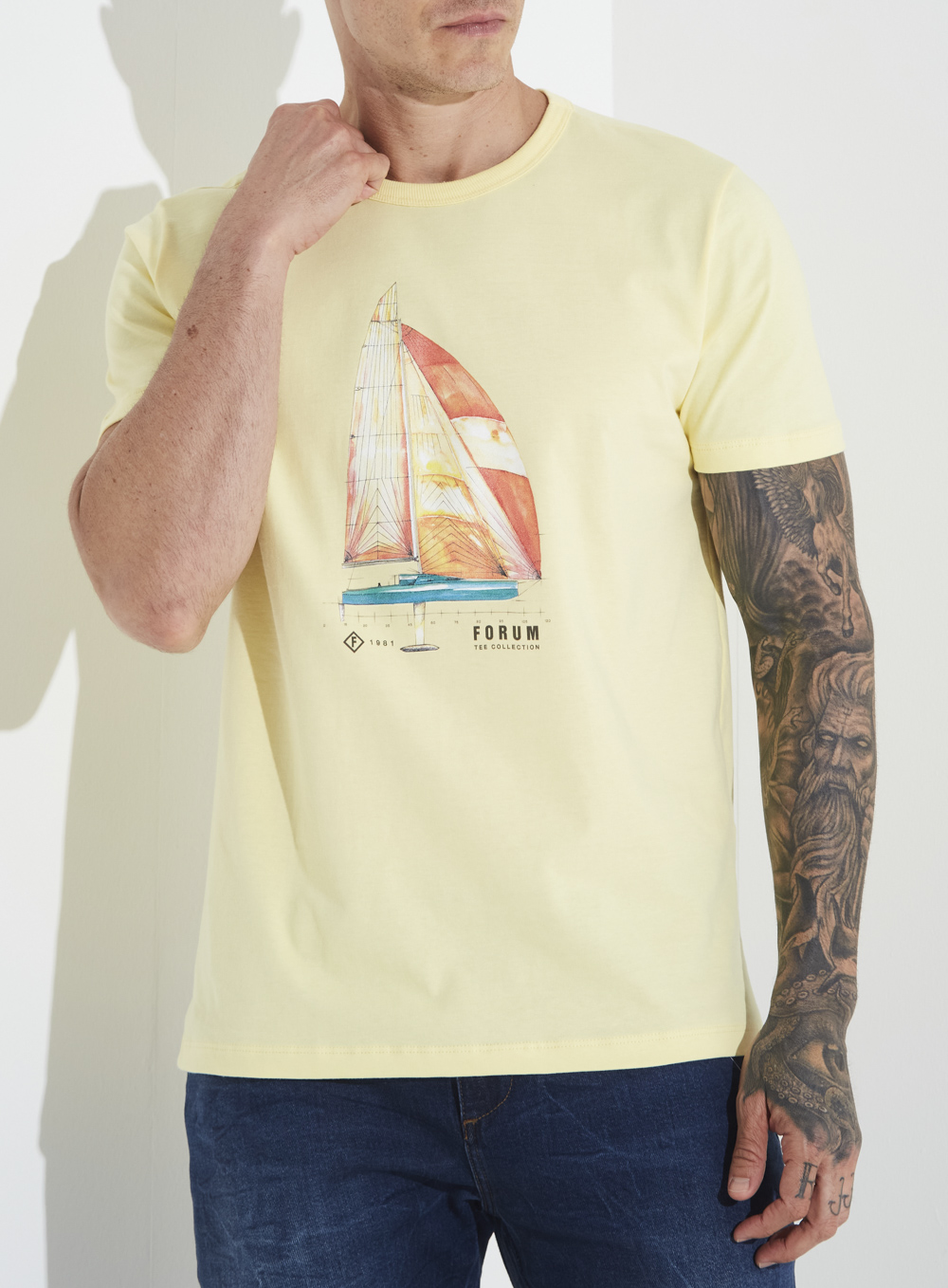 CAMISETA FORUM M AMARELO CANARIO