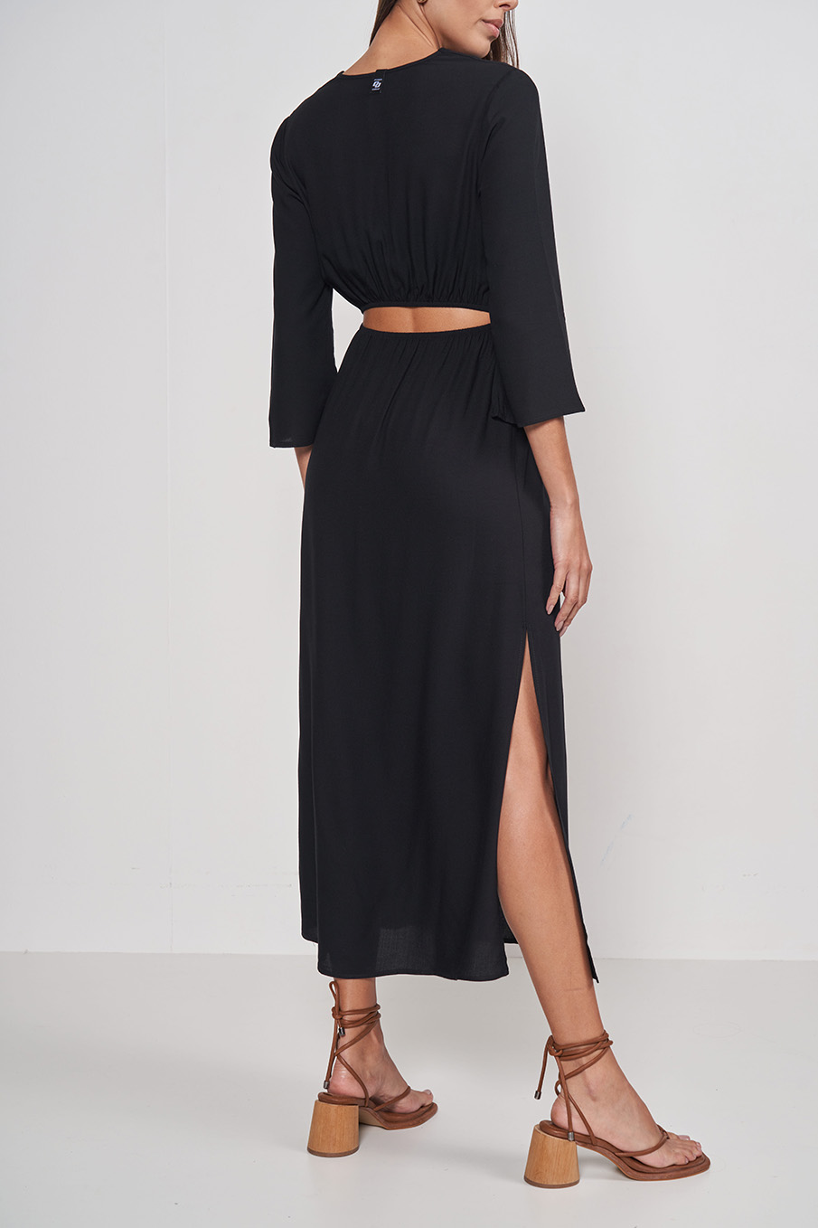 VESTIDO COLCCI M MARROM FEIJO