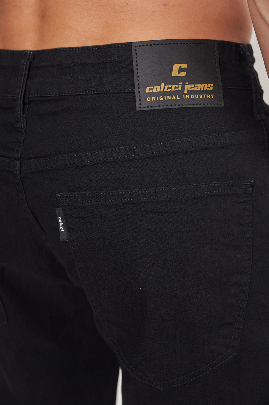 BERMUDA JEANS DAVI 38 IND.PRETO