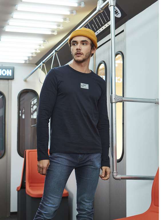 CAMISETA COLCCI P AZUL LIFE