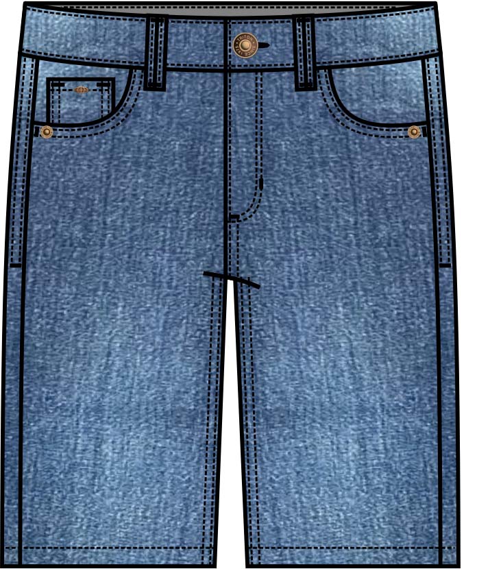 BERMUDA JEANS LUAN 40 INDIGO