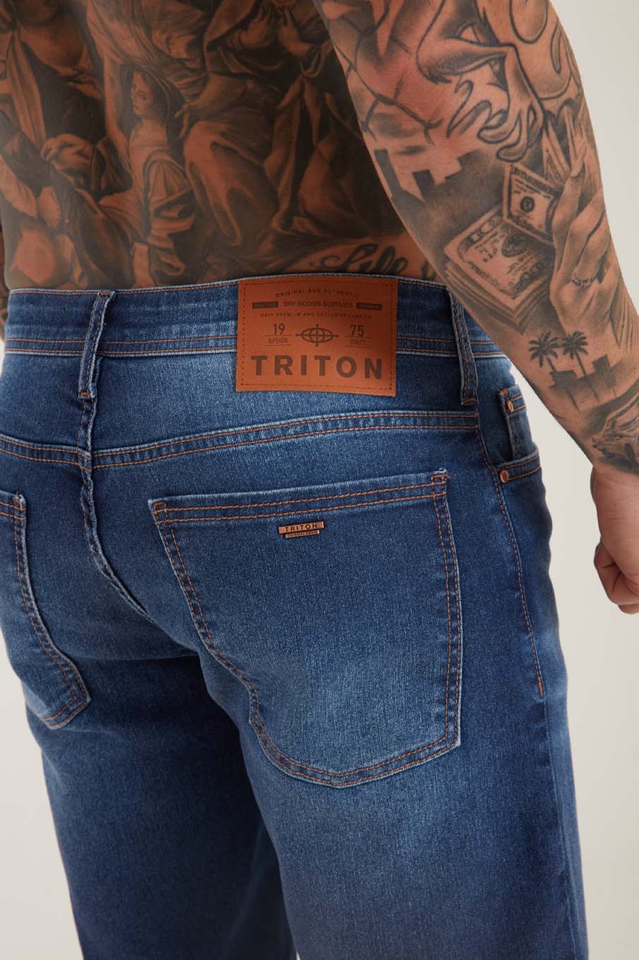 BERMUDA JEANS YURI 40 INDIGO