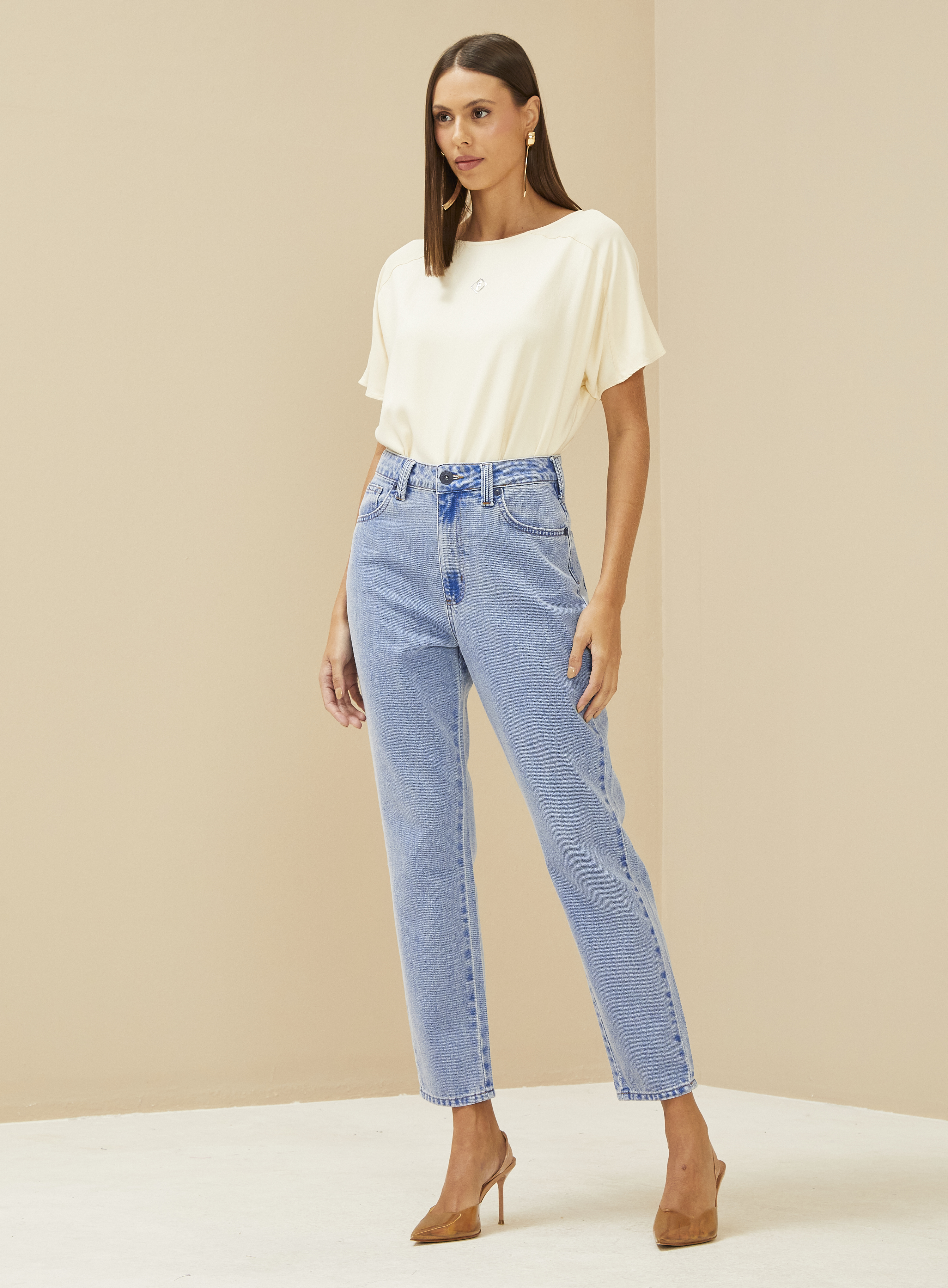CALÇA JEANS LOLA 42 INDIGO