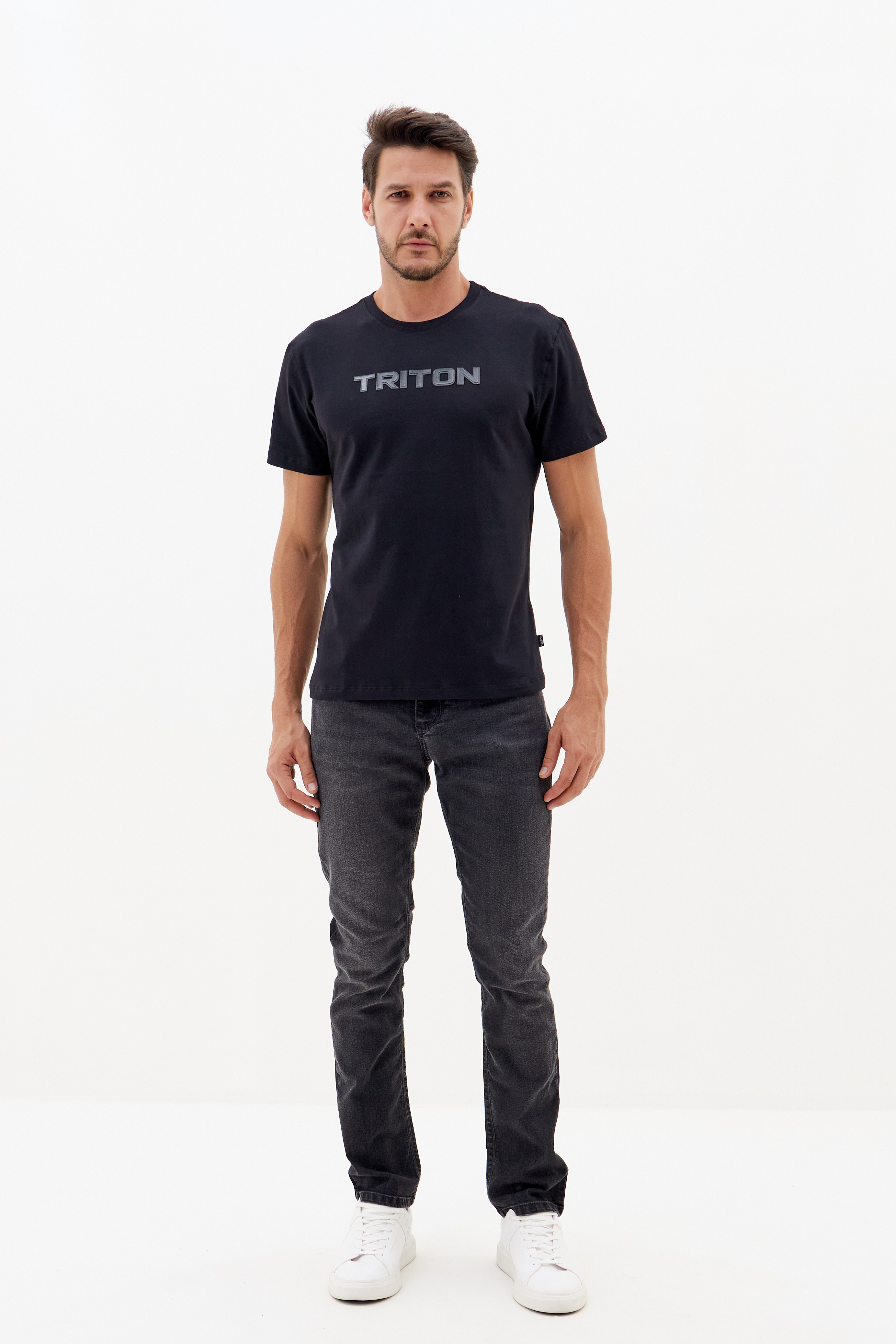 CAMISETA TRITON M PRETO