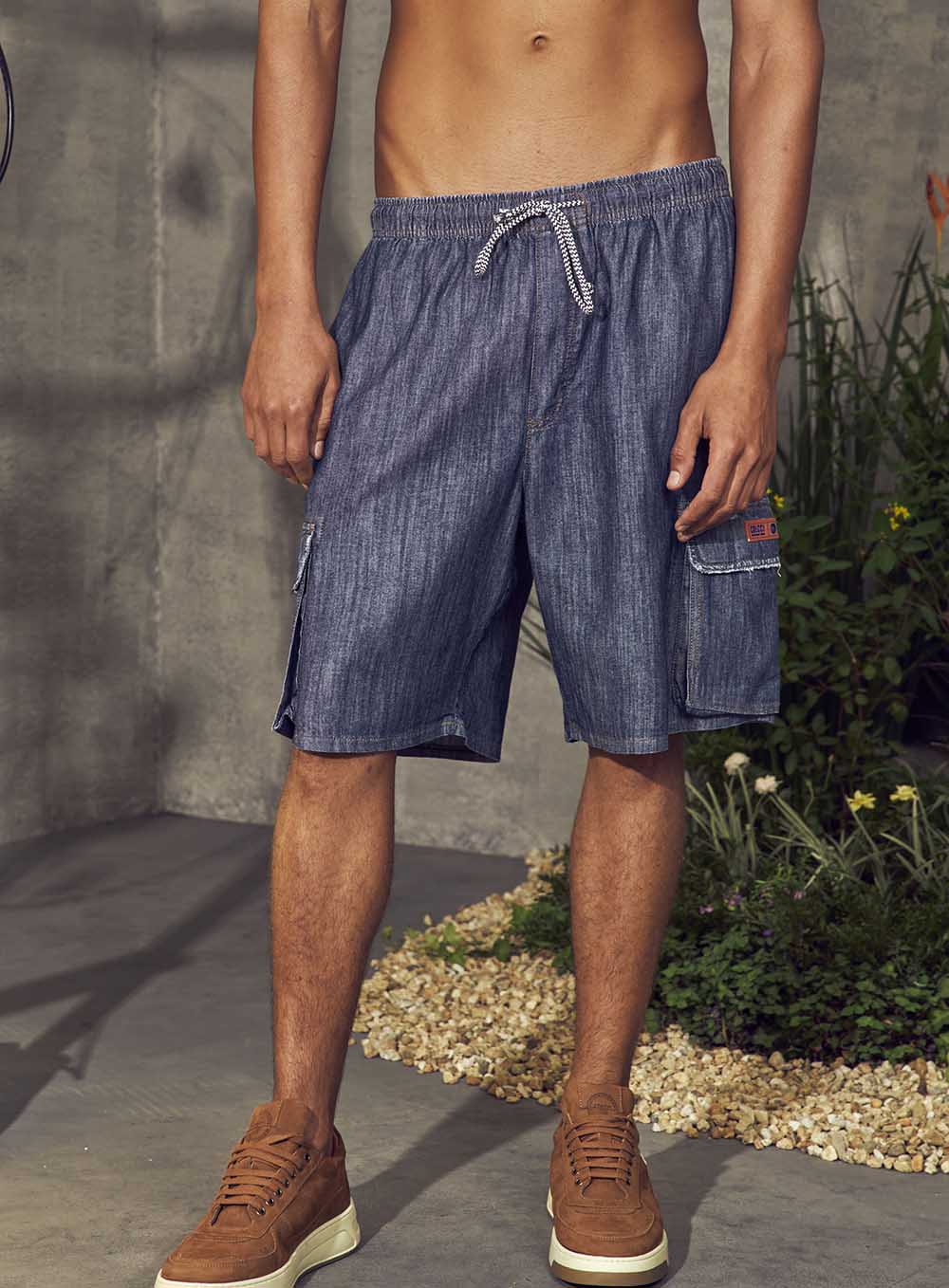 BERMUDA JEANS DAVI M INDIGO