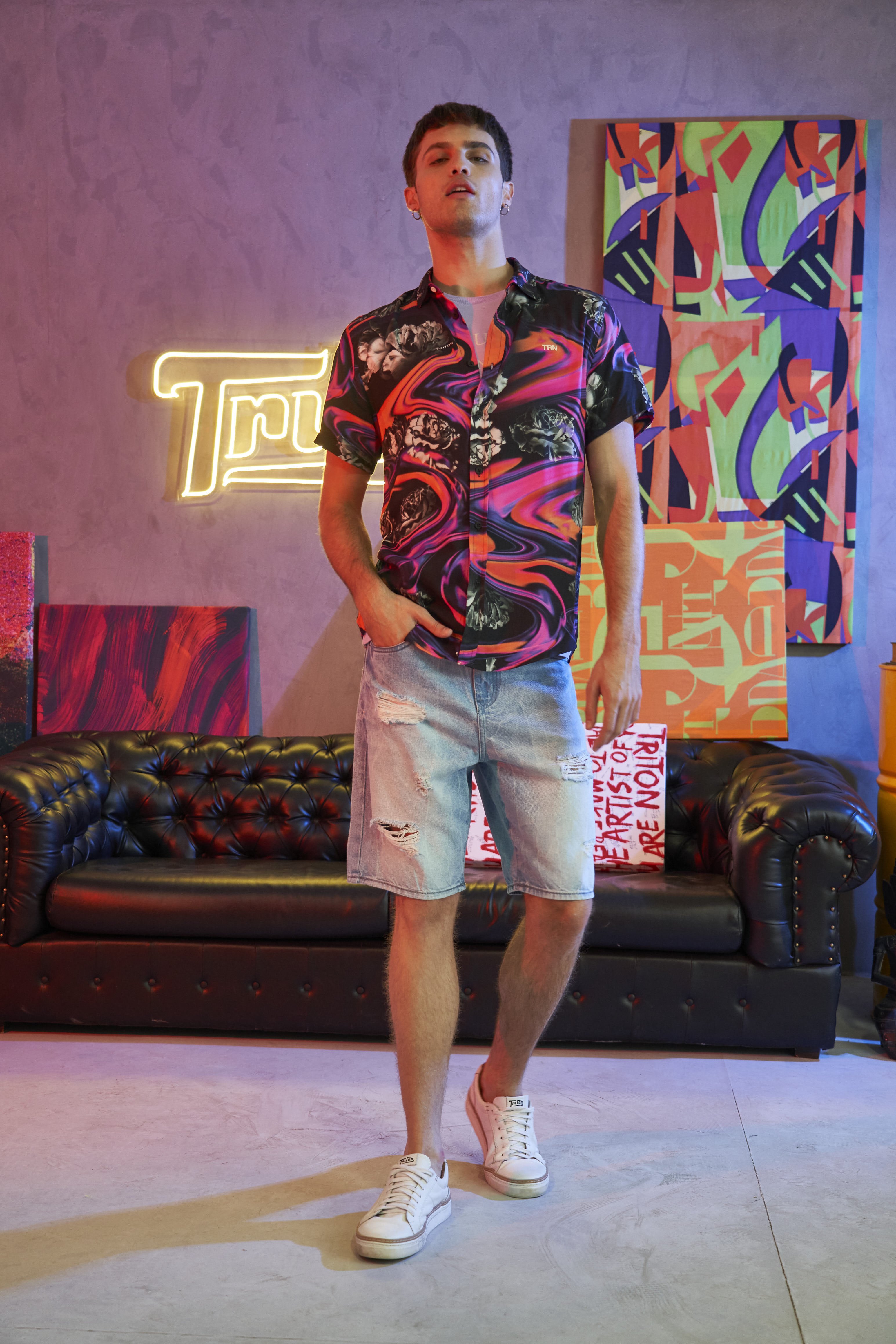 BERMUDA JEANS LUAN 36 INDIGO