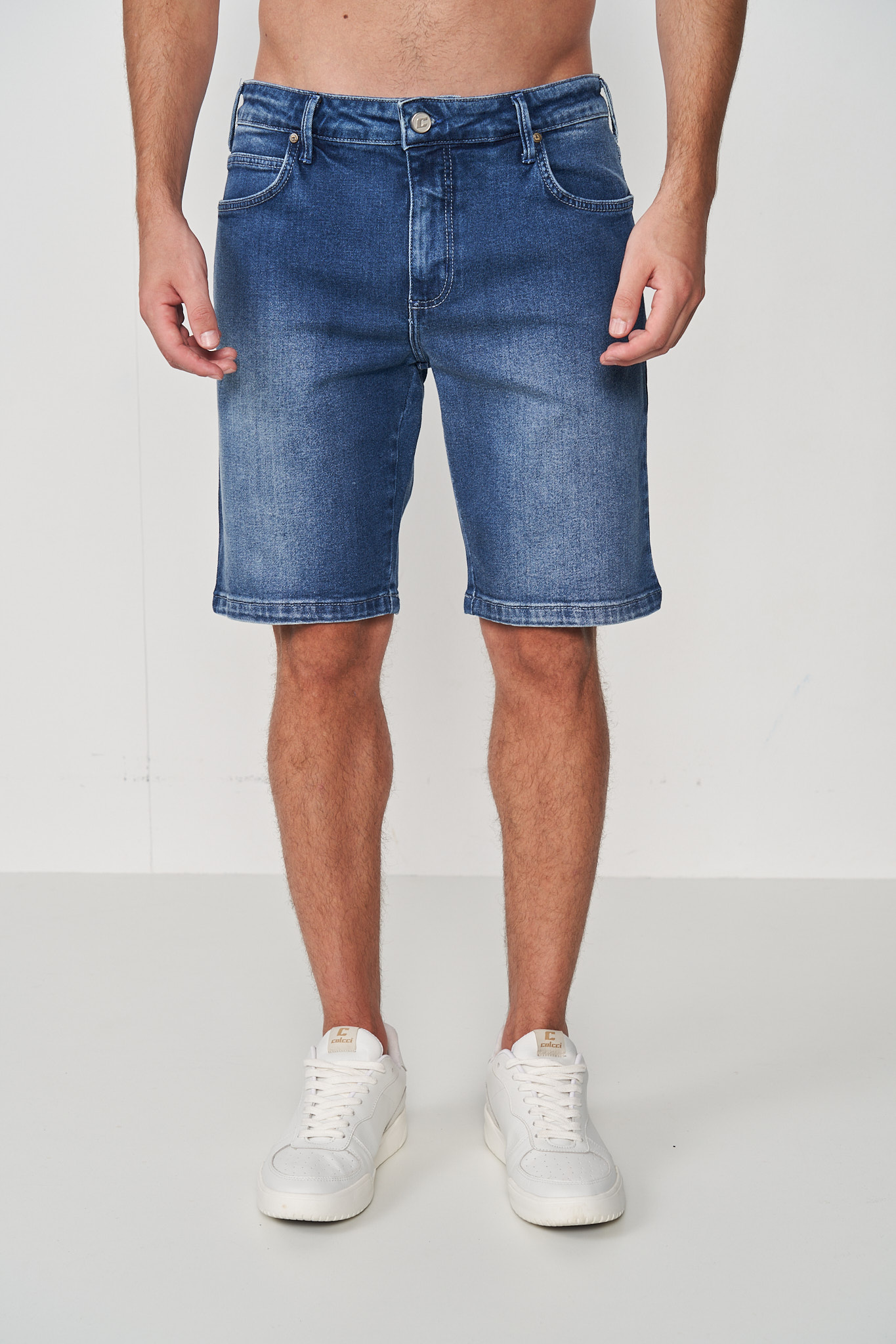 BERMUDA JEANS DAVI 38 INDIGO