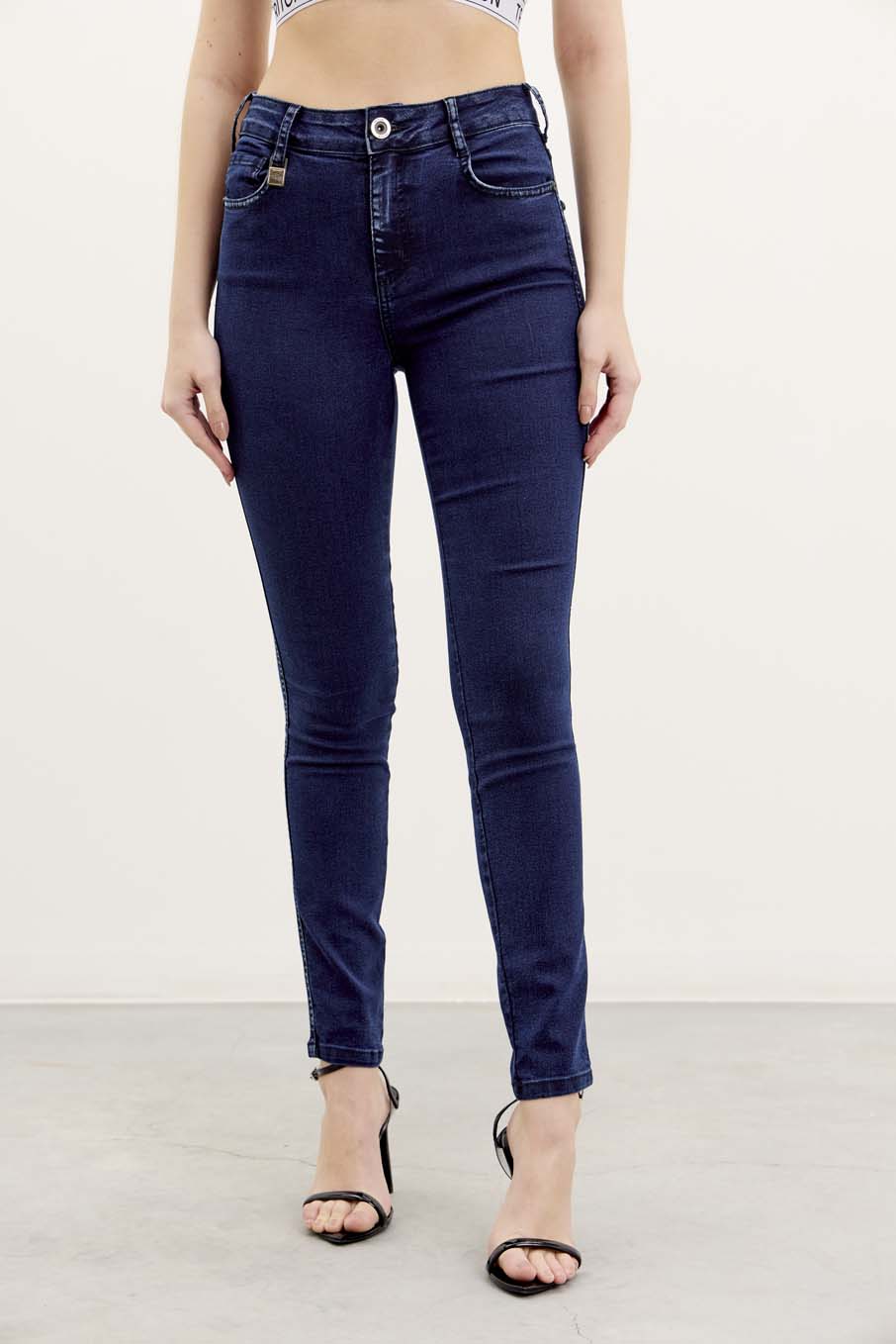 CALÇA JEANS MICHELE 38 INDIGO