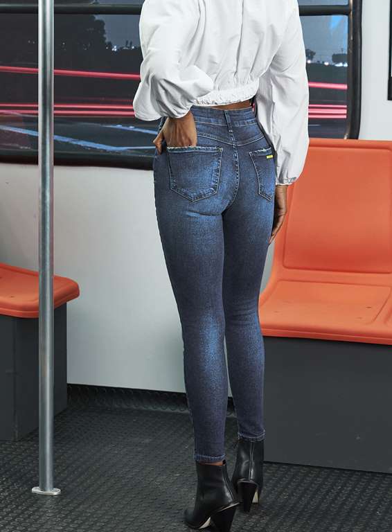 CALÇA JEANS BIA 34 INDIGO