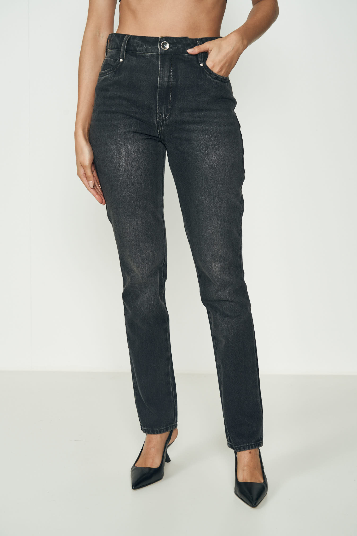 CALÇA JEANS KENDALL 38 IND.PRETO