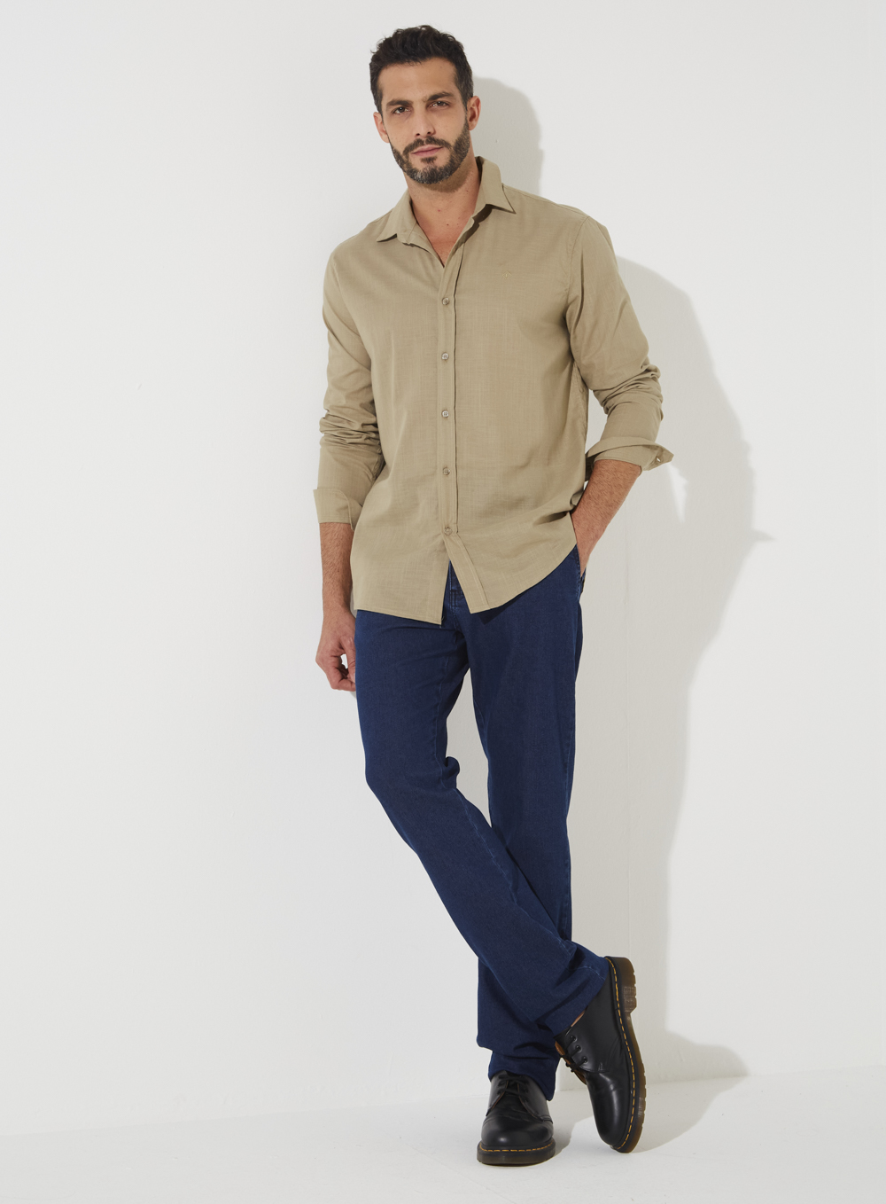 CALÇA JEANS VITOR 42 INDIGO