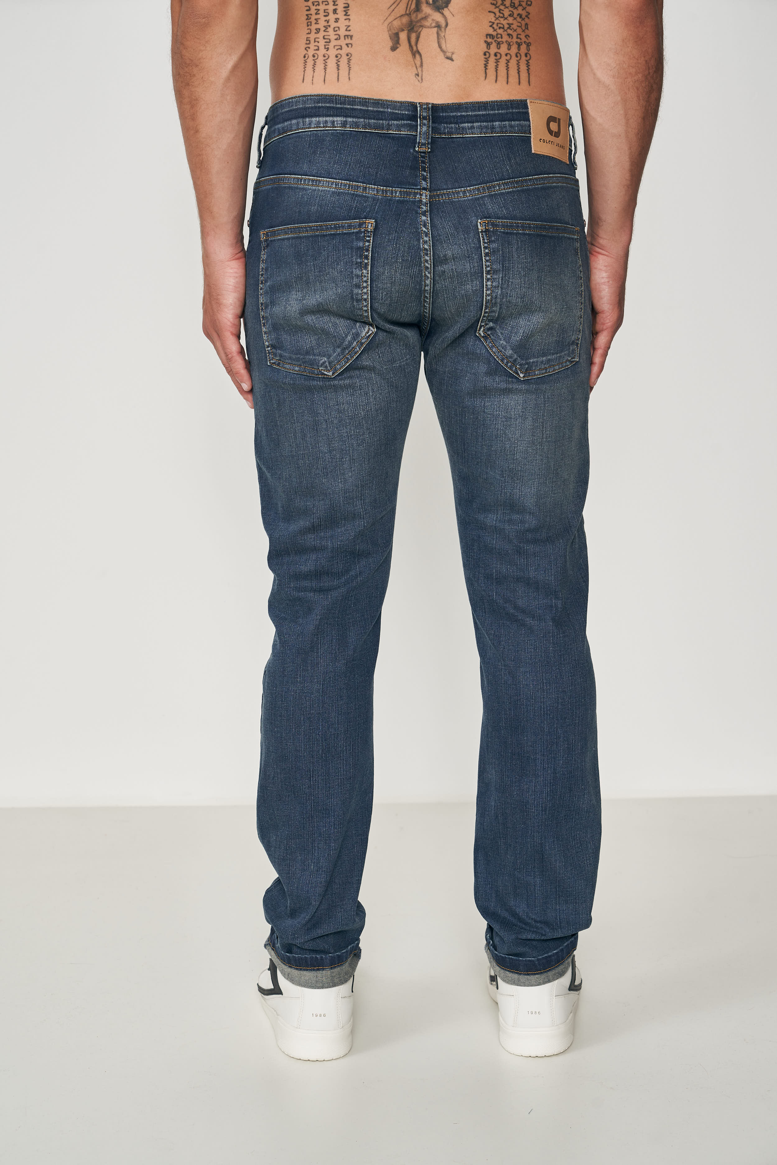 CALÇA JEANS AMSTERDAN 42 INDIGO