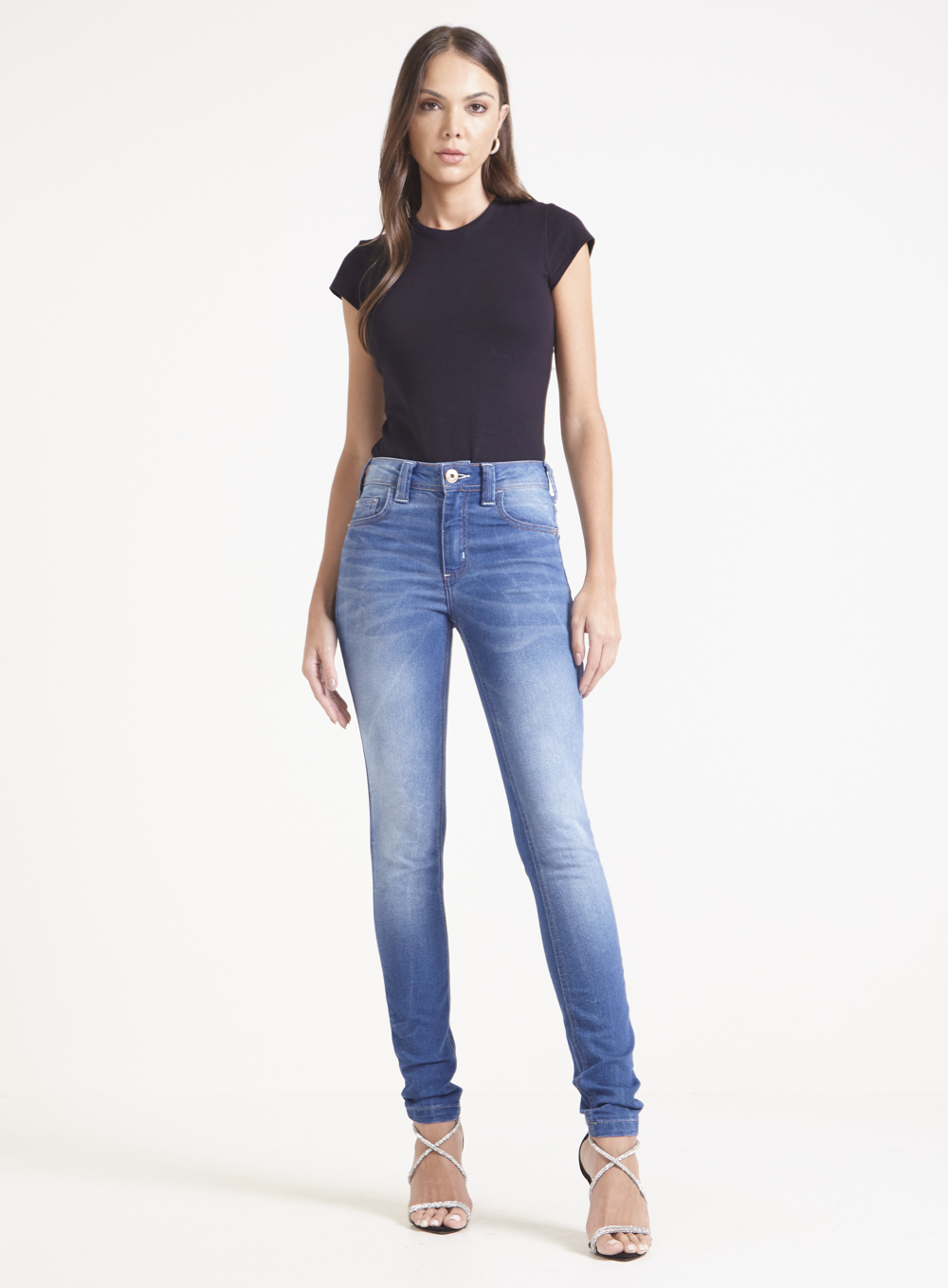CALÇA JEANS MARISA SKINNY 36 INDIGO