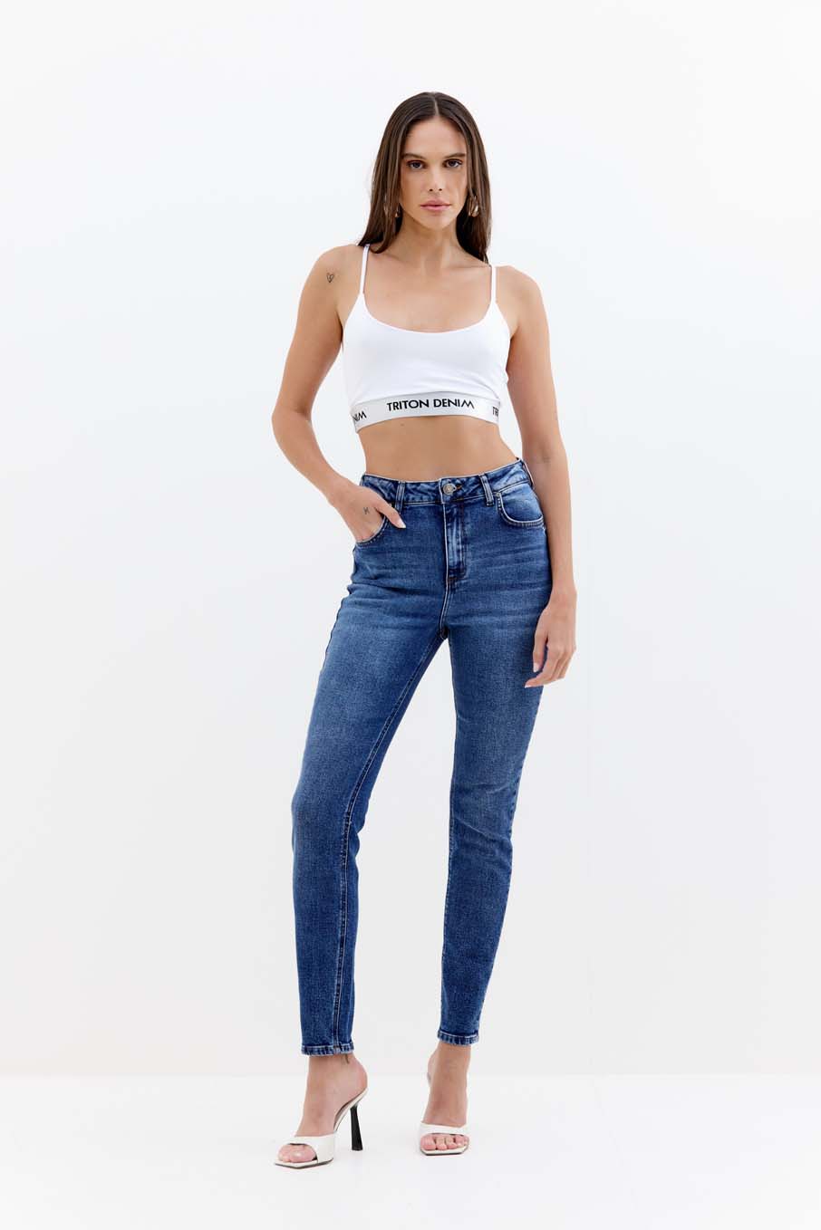 CALÇA JEANS GISELE 38 INDIGO