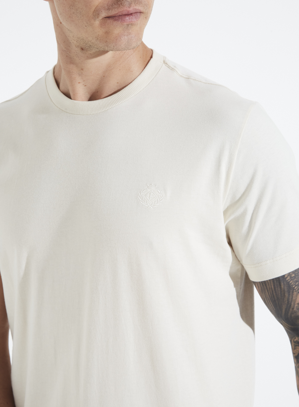 CAMISETA FORUM GG BEGE ITALIAN
