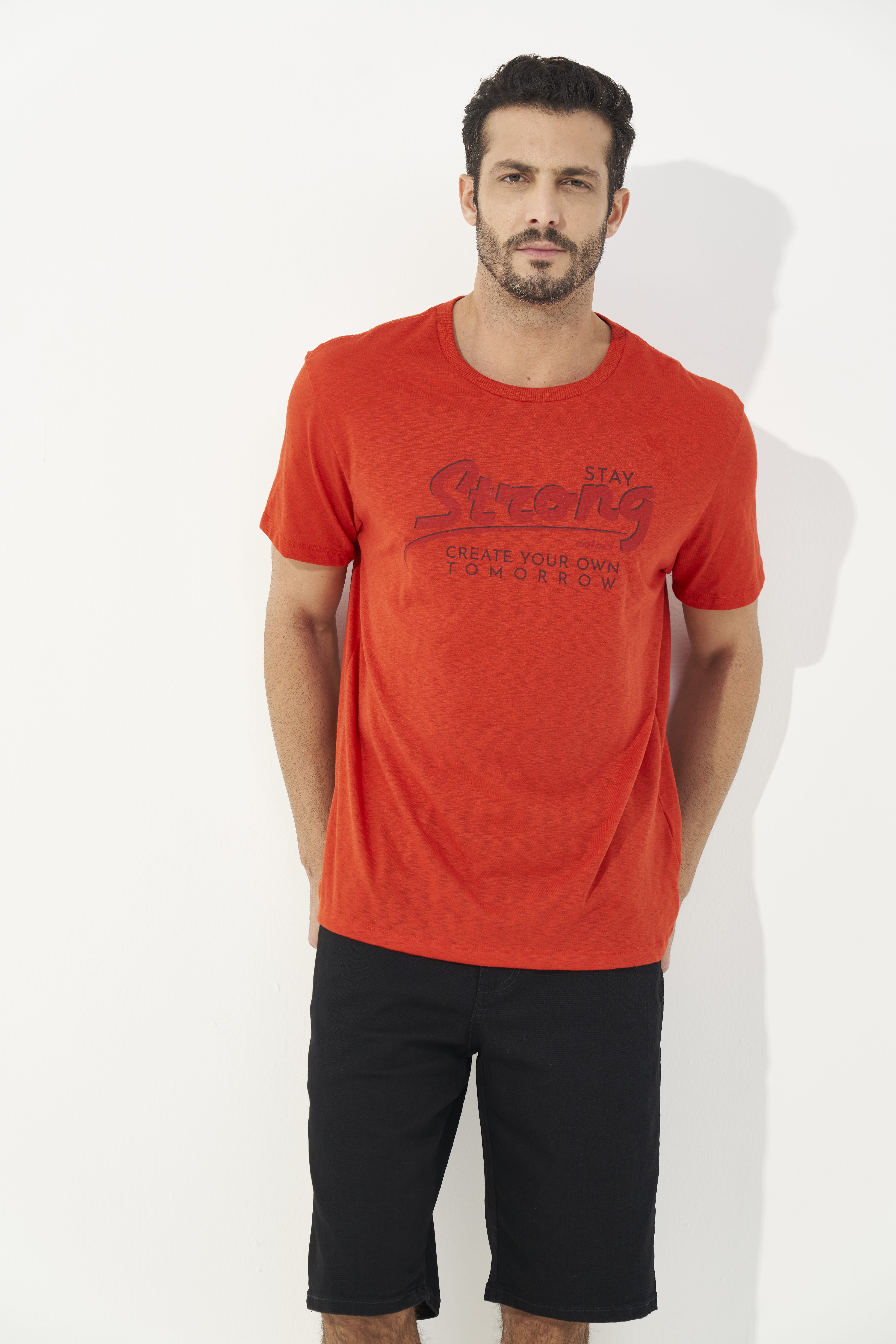 CAMISETA COLCCI M AZUL MESCLADO