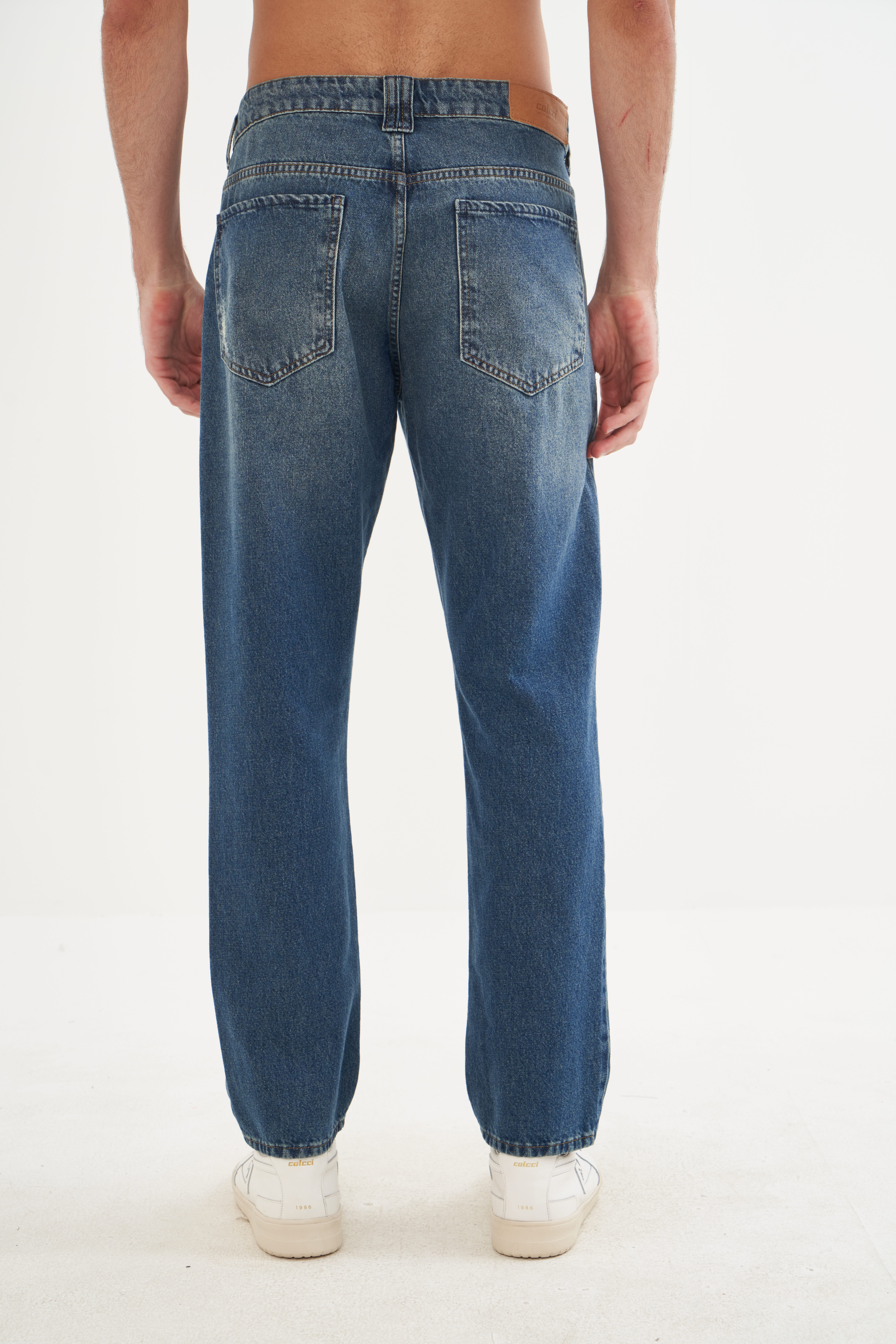 CALÇA JEANS RETA 40 INDIGO