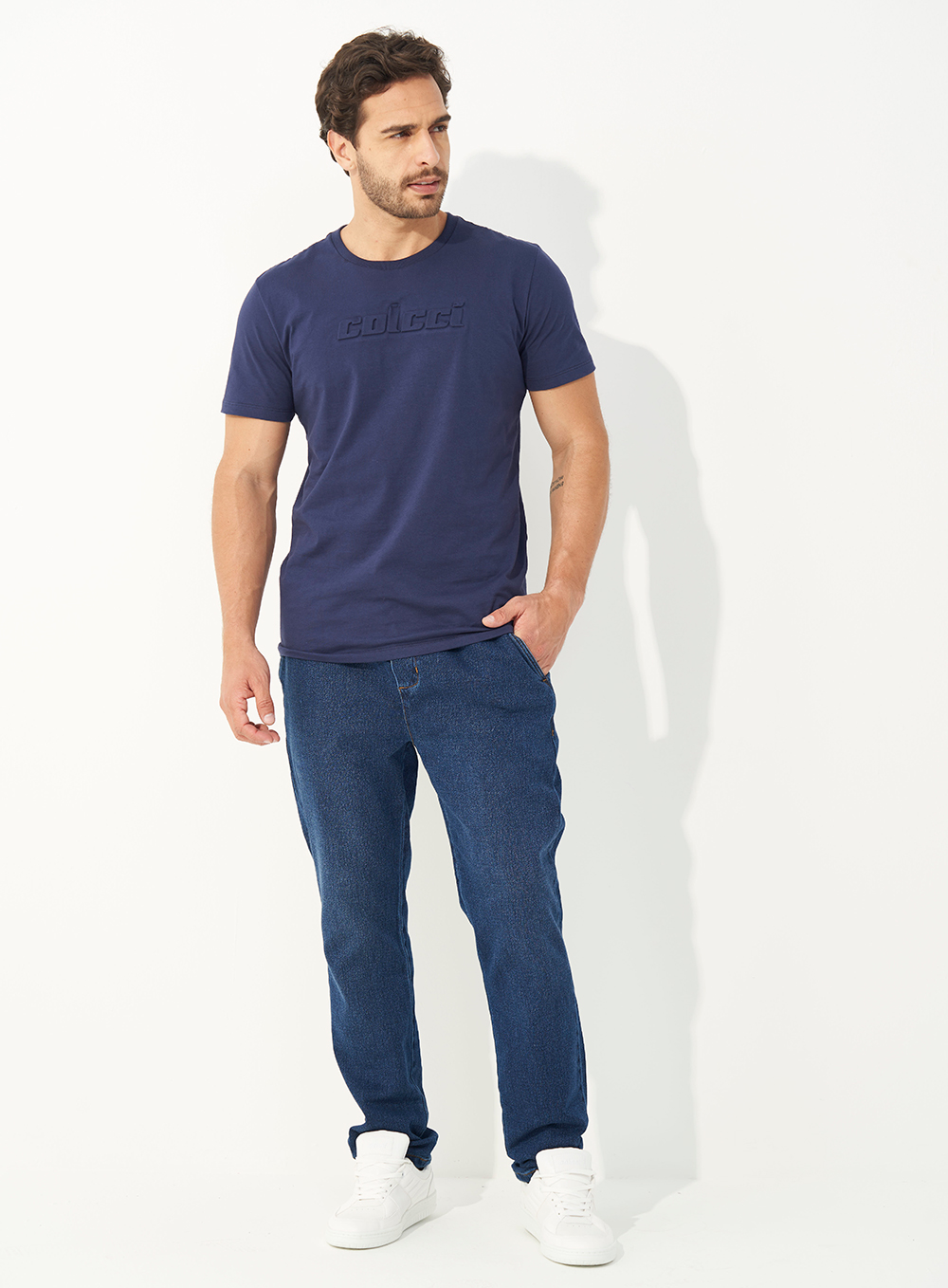 CALÇA JEANS SLIM M INDIGO