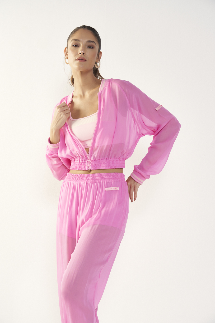 JAQUETA COLCCI G ROSA ULTRA ROSE