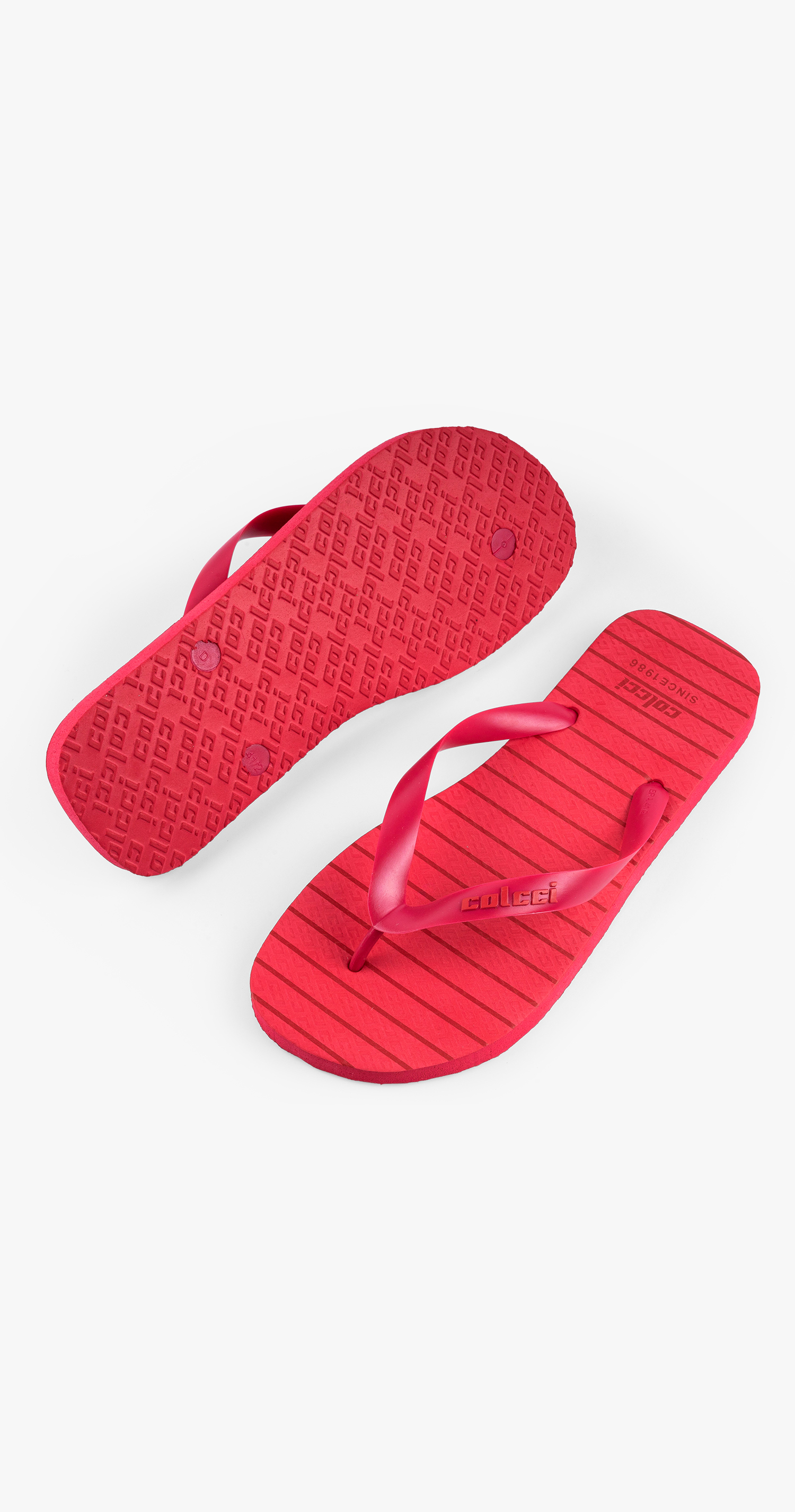 CHINELO MASC COLCCI RED LINES 39-40 OFF WHITE