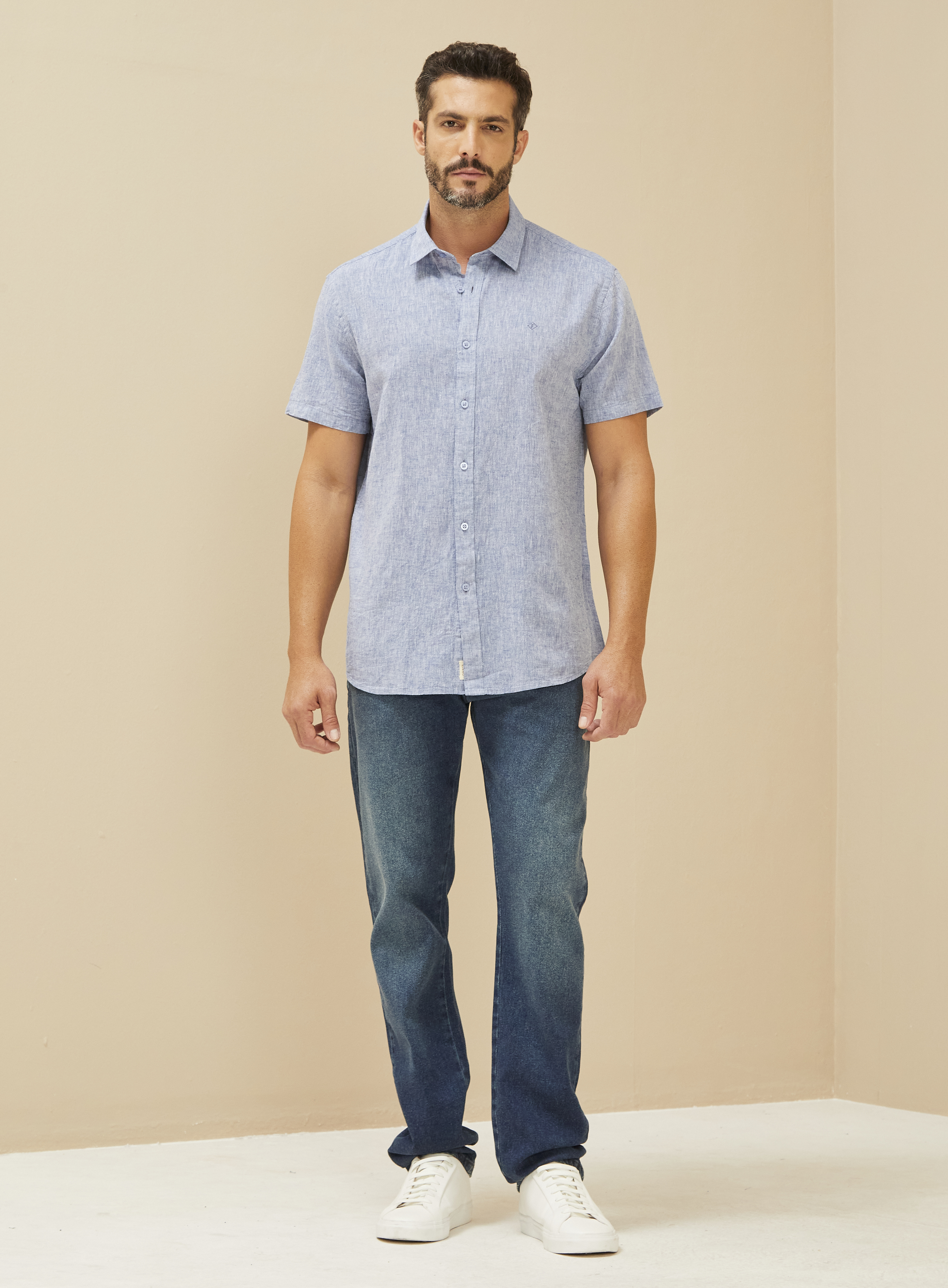 CALÇA JEANS PAUL SLIM 42 INDIGO