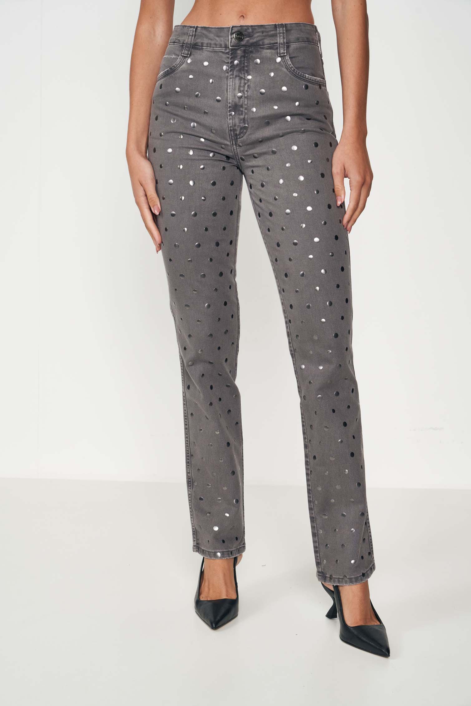 CALÇA SARJA KENDALL 38 CINZA MOONQUAKE