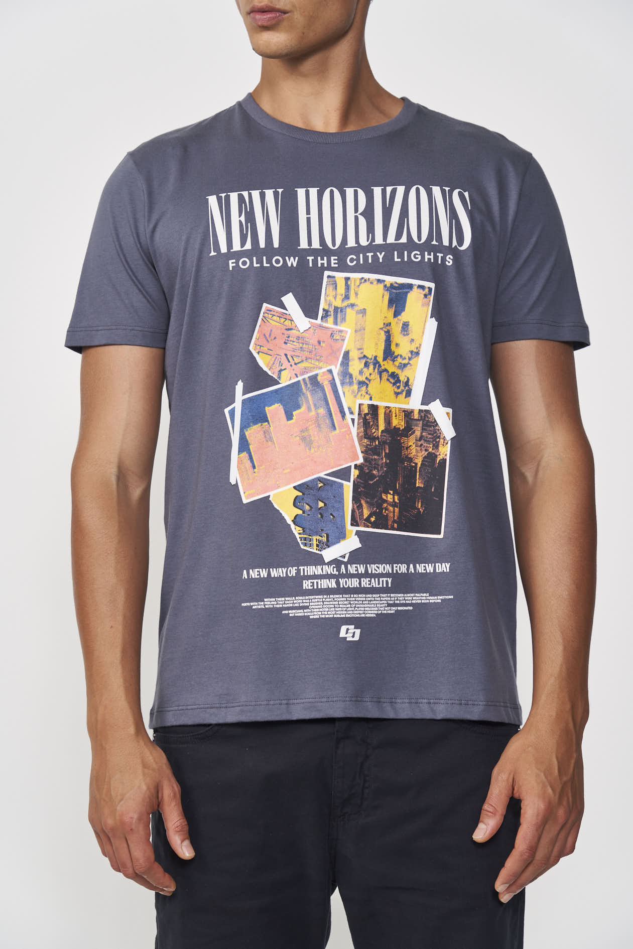 CAMISETA ESTAMPADA GG AZUL WINDY BLUE