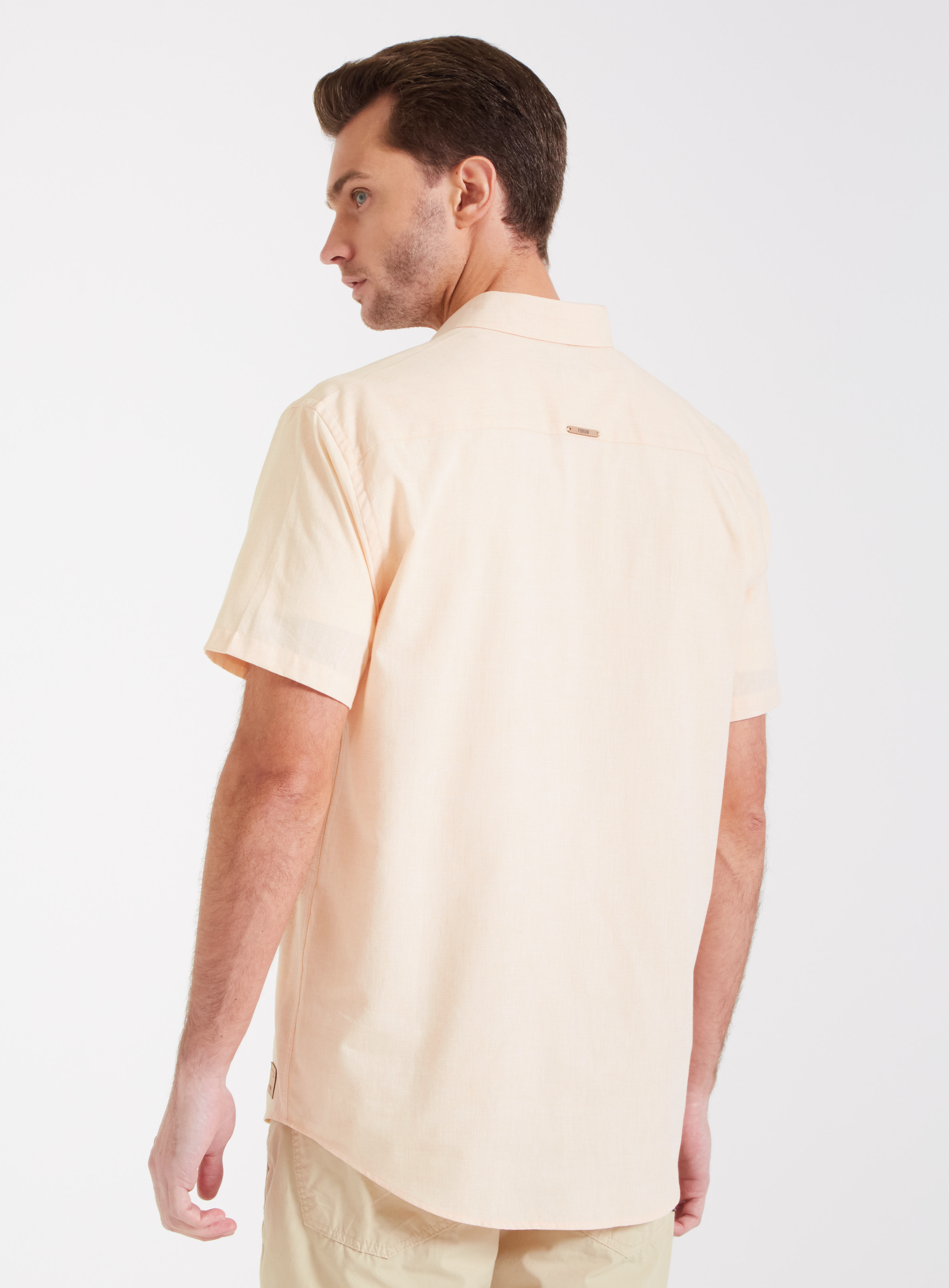 CAMISA RELAX GG LARANJA/BRANCO