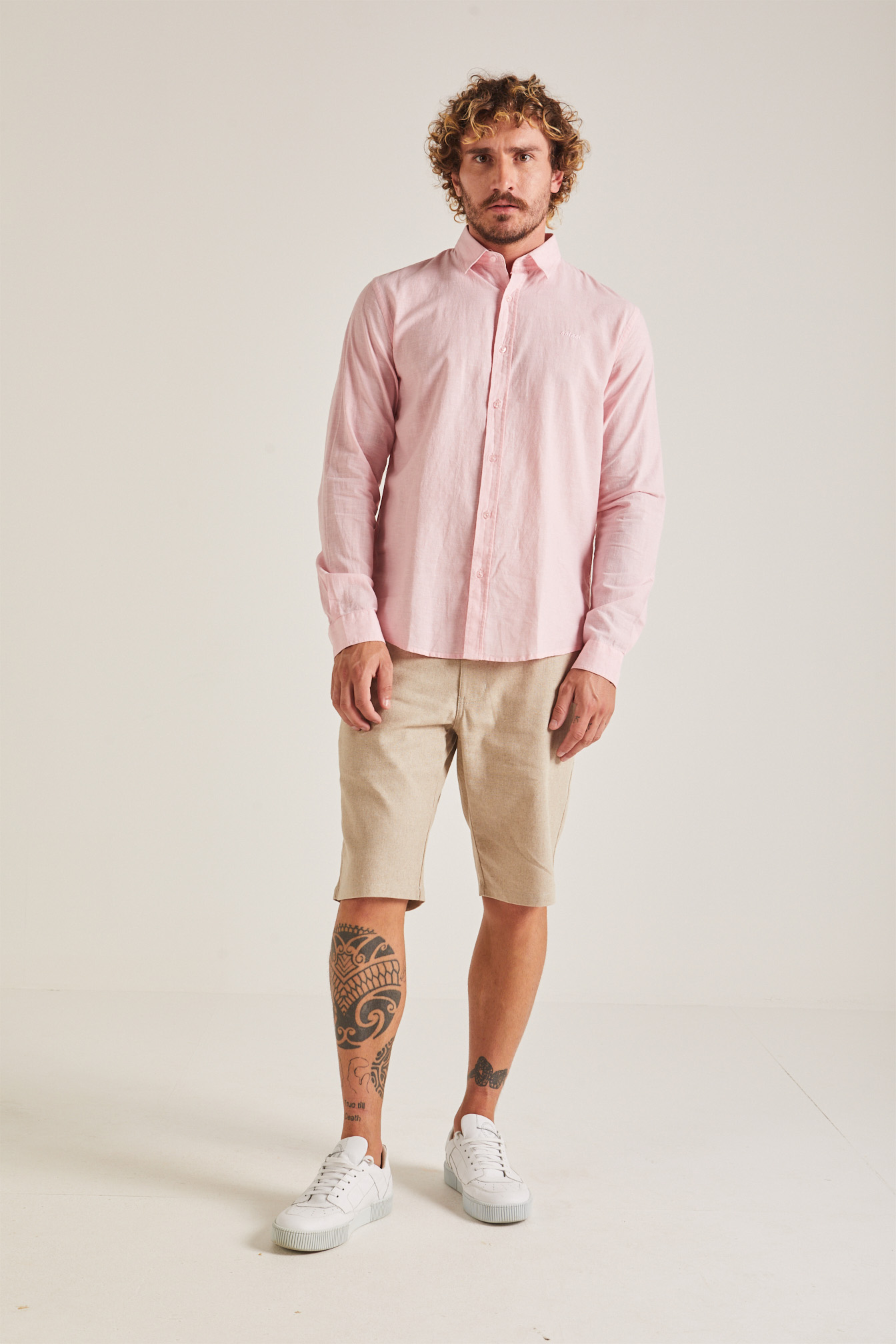 CAMISA LINHO RELAX G AMARELO