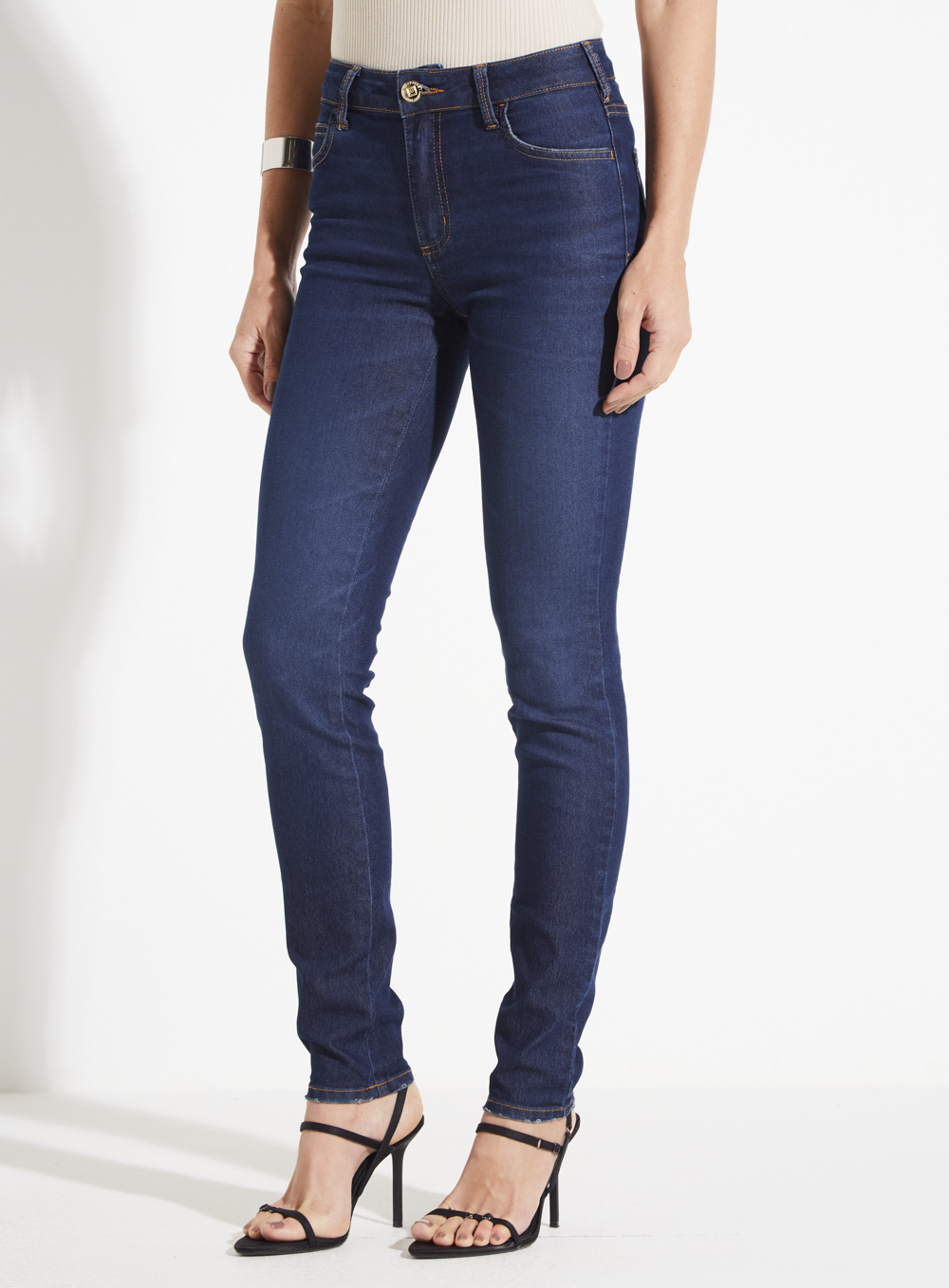 CALÇA JEANS MARISA SKINNY 38 INDIGO