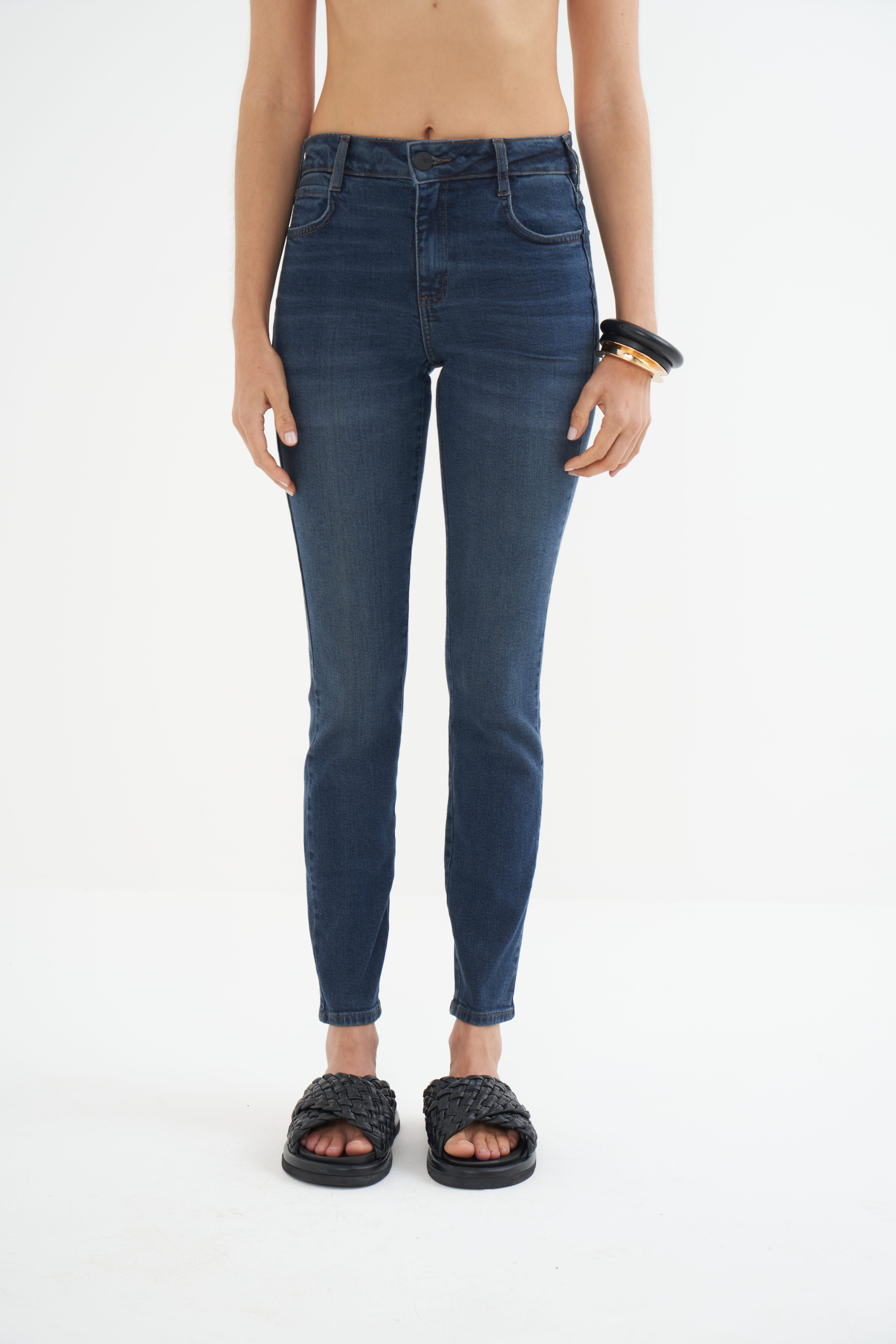 CALÇA JEANS BIA 44 INDIGO