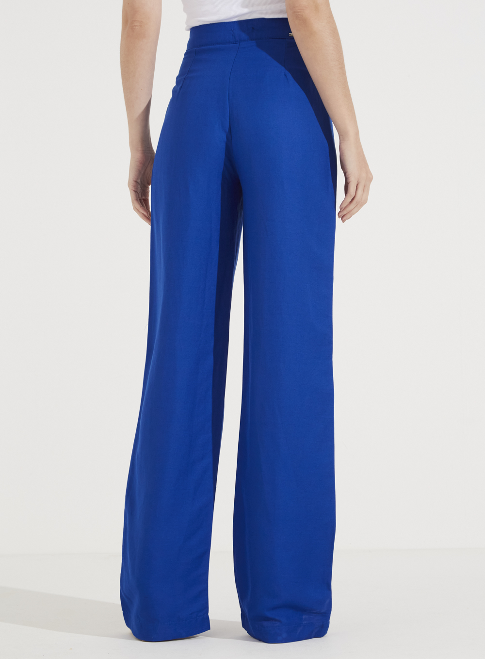 CALÇA LINHO 40 AZUL SAPPHIRE