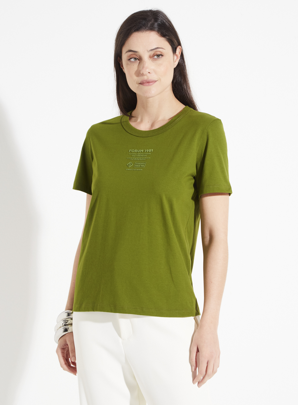 CAMISETA FORUM GG BEGE WOOL