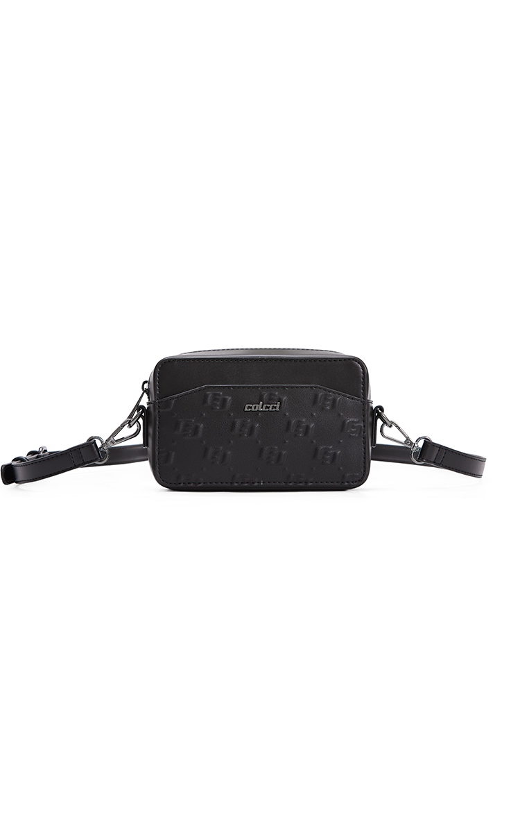 BOLSA COLCCI FEM CAMERA BAG GRAVAÇÃO U PRETO