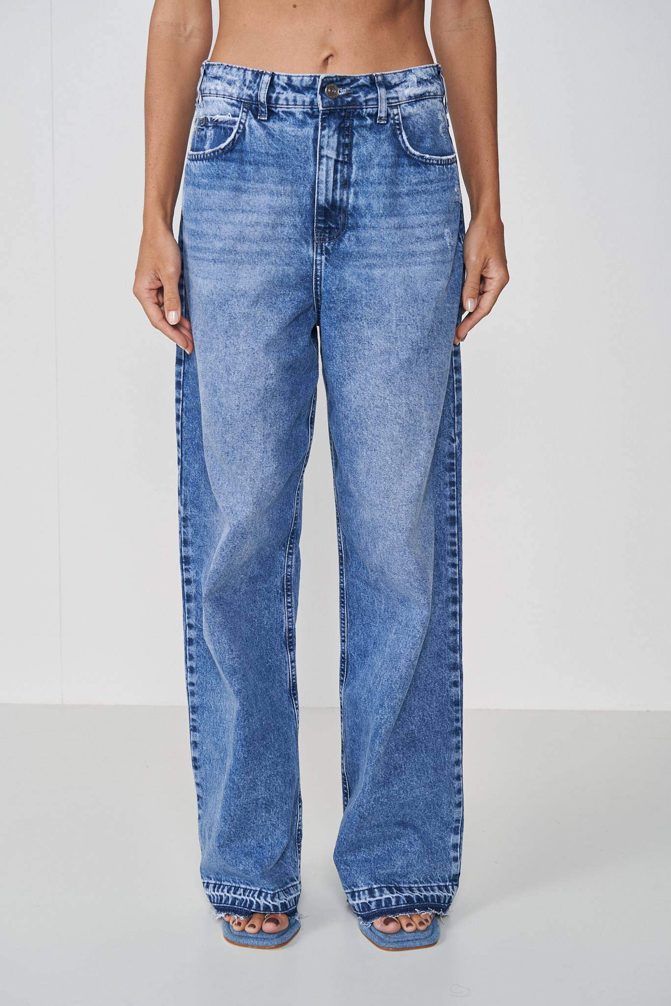 CALÇA JEANS BRUNA LOW 42 INDIGO