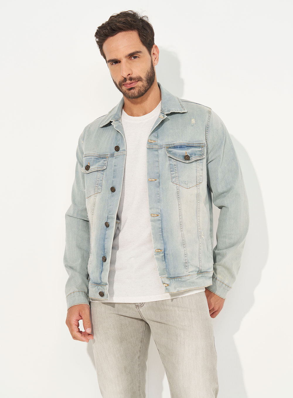 JAQUETA JEANS GG INDIGO
