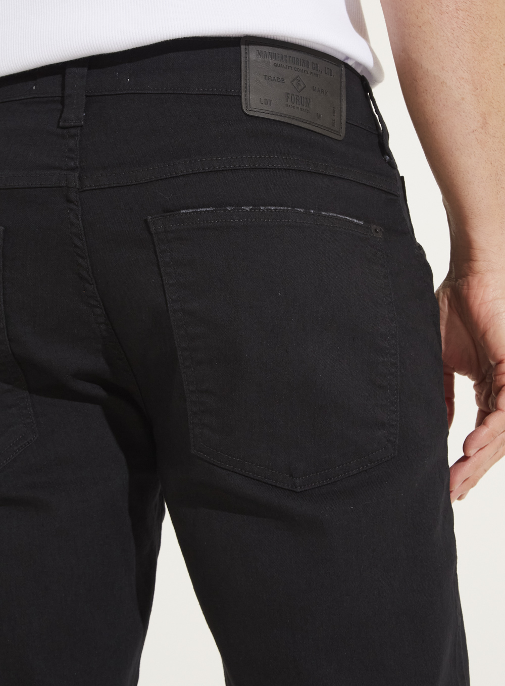 BERMUDA JEANS PAUL SLIM 40 IND.PRETO