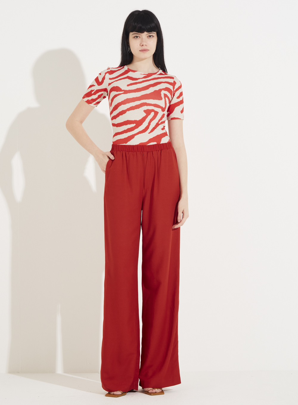 CAMISETA ESTAMPADA PP ANIMAL PRIN.RED