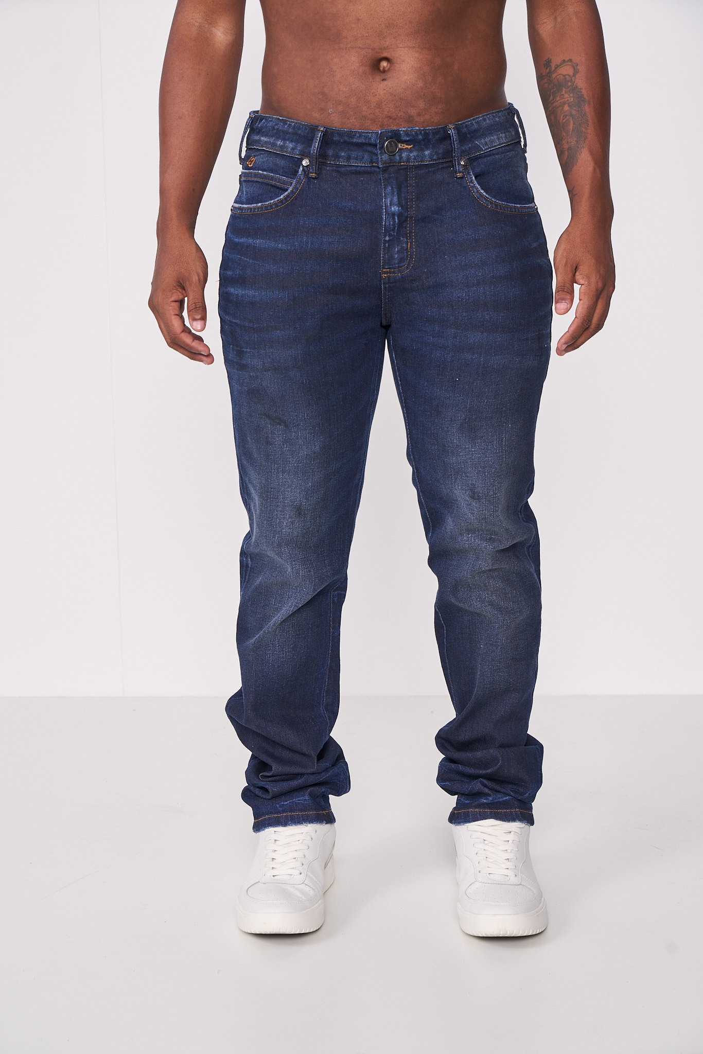CALÇA JEANS ALEX SLIM 42 INDIGO