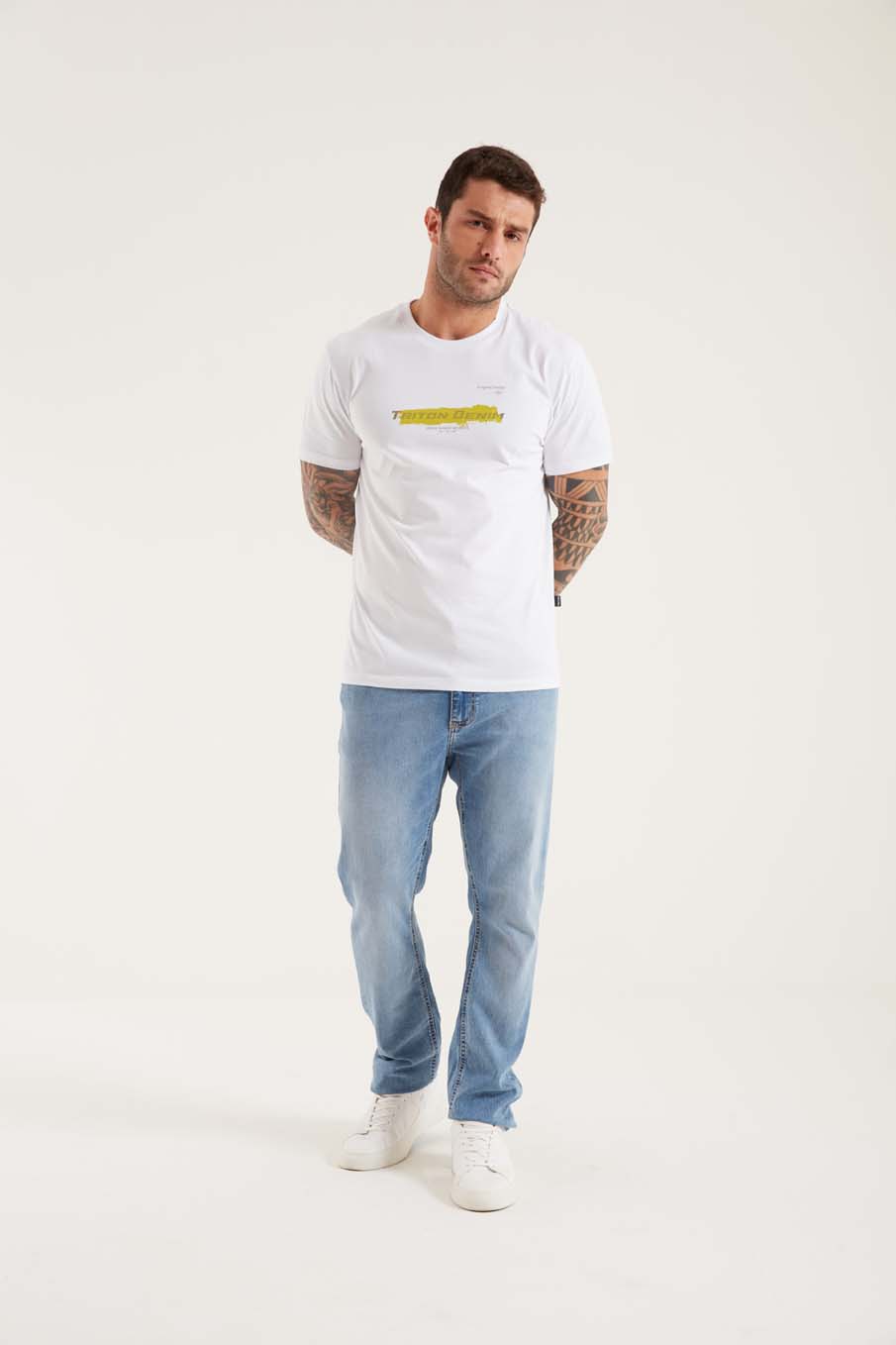 CAMISETA TRITON GG BRANCO
