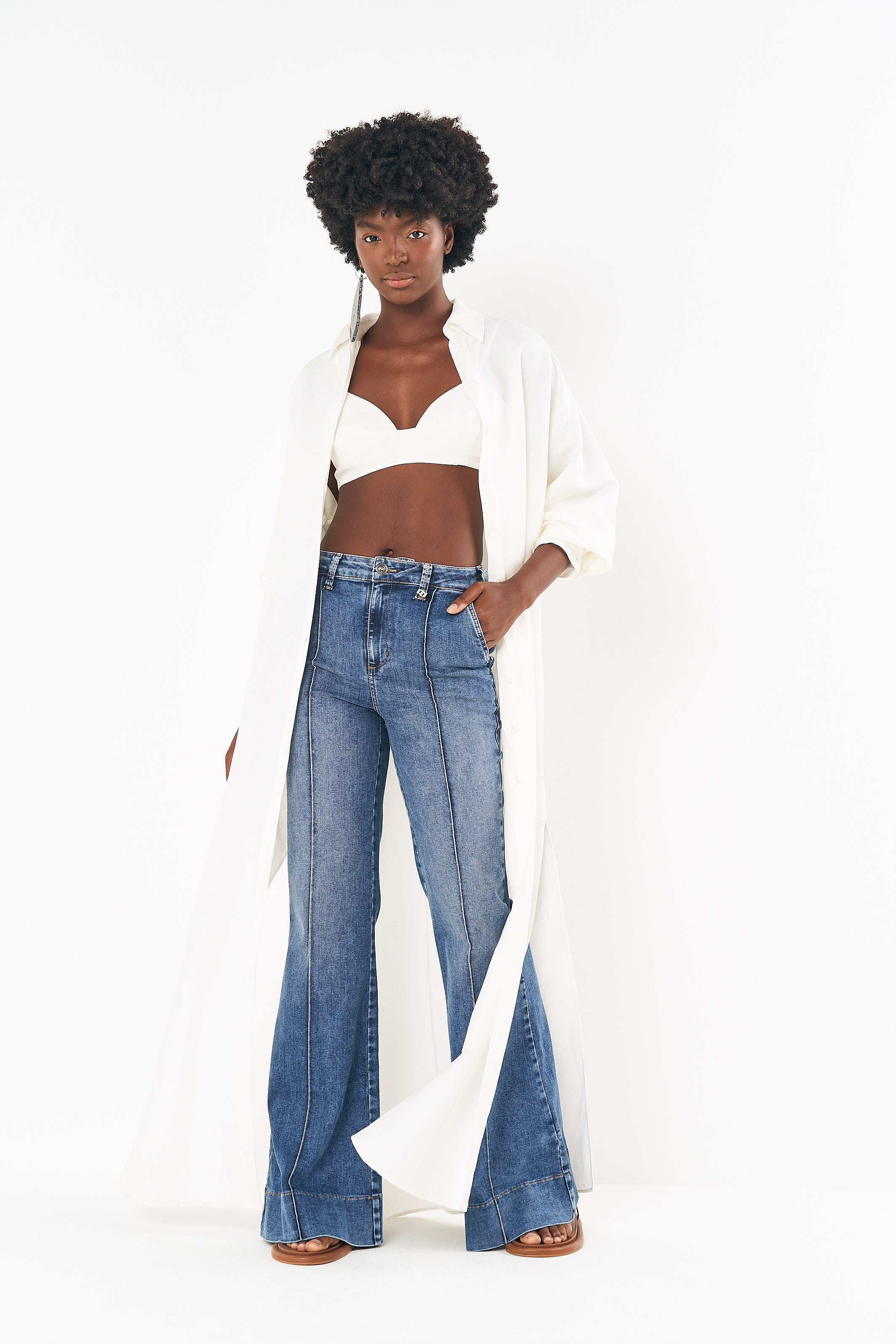 CALÇA JEANS BRUNA BOOT CUT 38 INDIGO